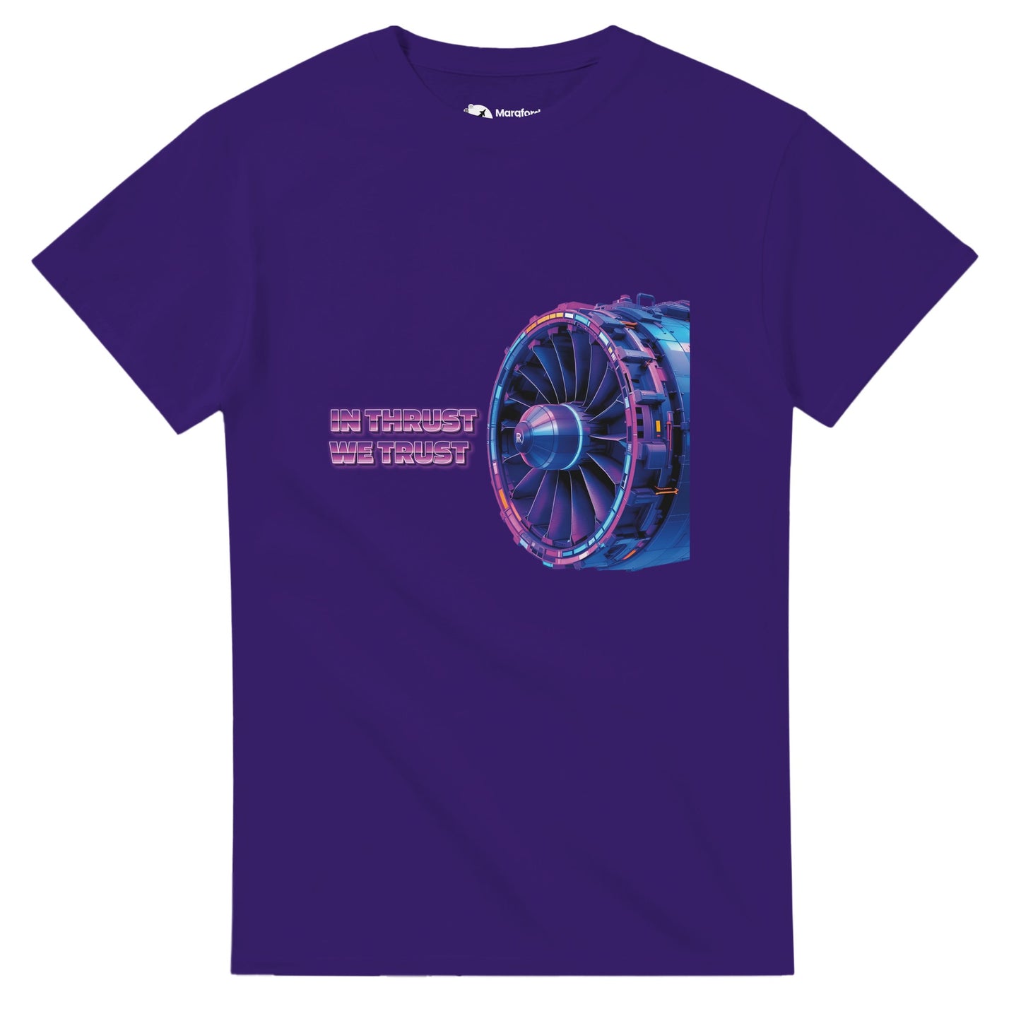 Stylish In Thrust We Trust Retro Tee – Great for Pilots & AvGeeks