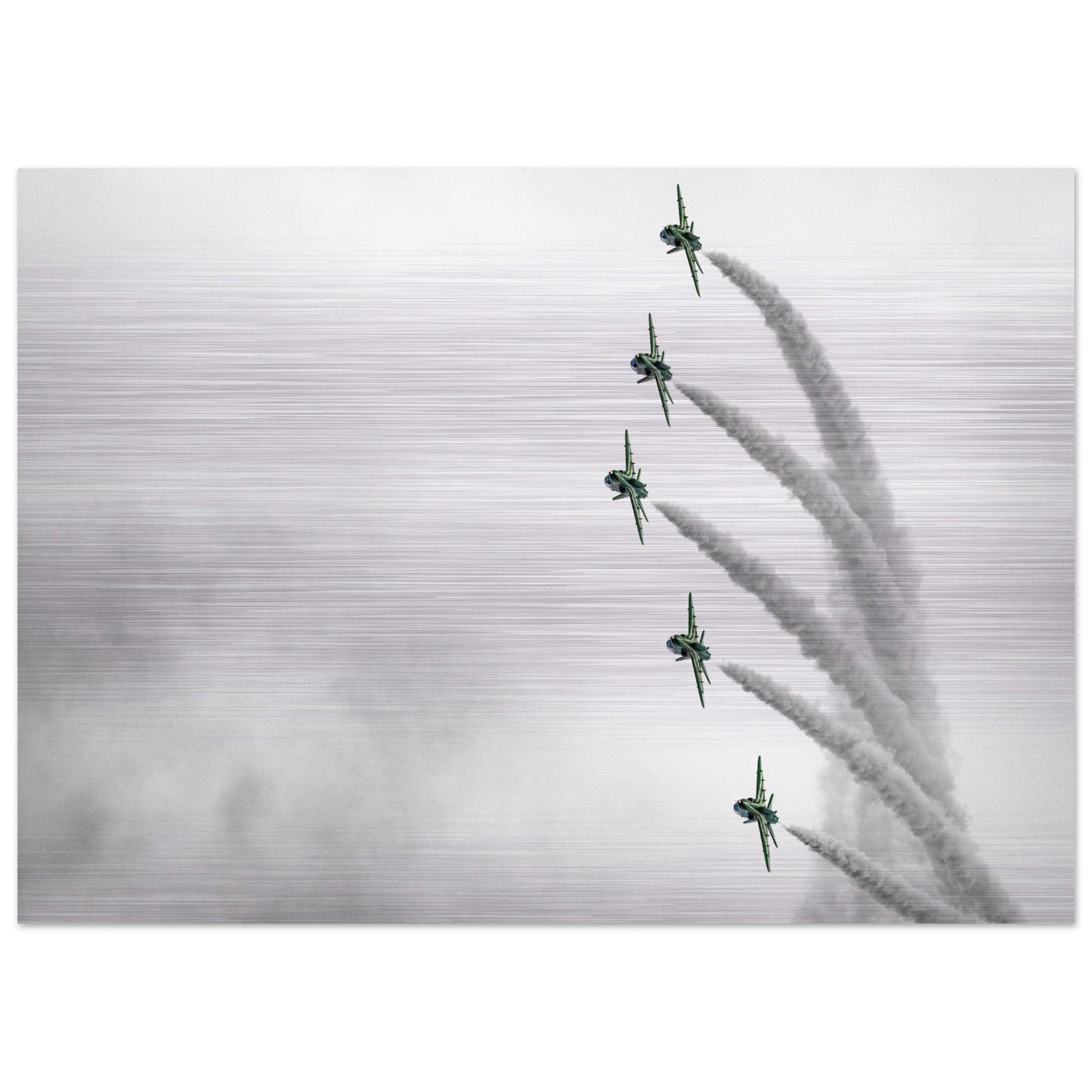 Royal Saudi Hawks Brushed Aluminum Print – A Must-Have for Collectors