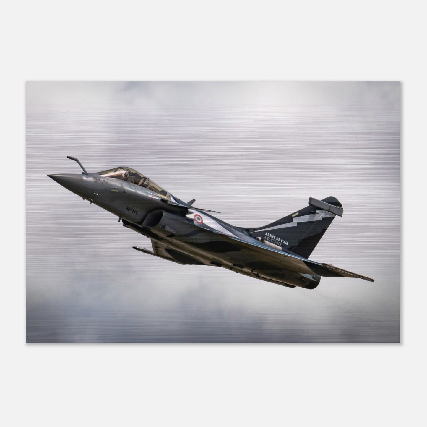 Dassault Rafale Jet Print – High-Definition Metallic Aircraft Art