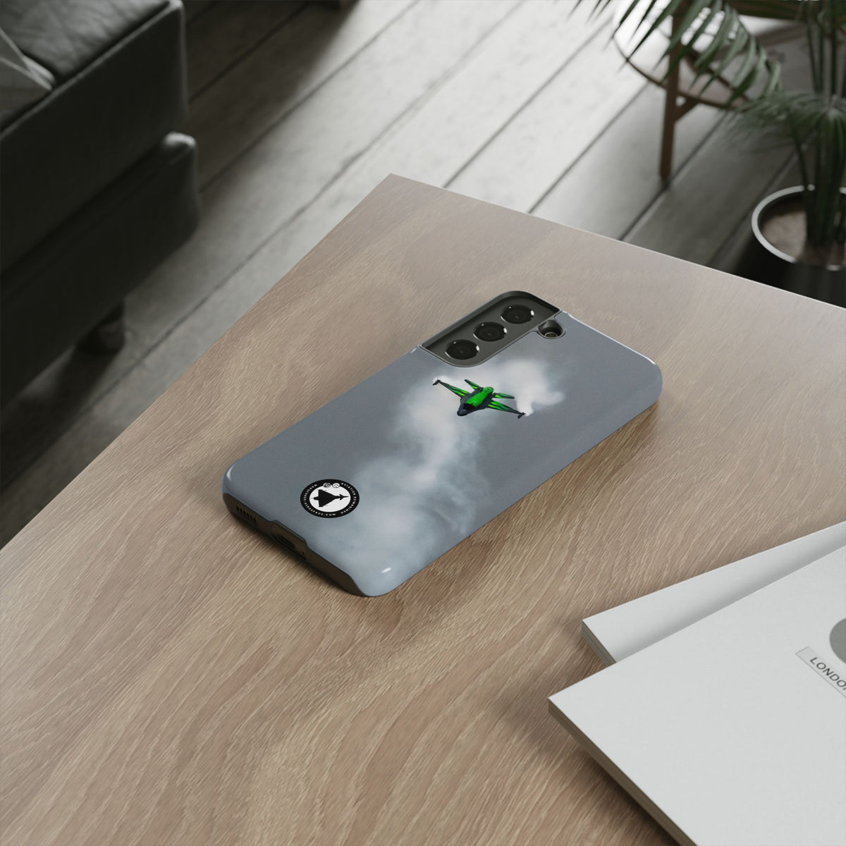 Belgian F-16 Dream Viper head-on in vapour cloud aviation photo Samsung Galaxy tough phone case – view 25