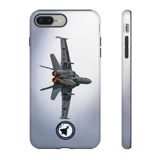 Close-Up of Finnish F-18 Hornet iPhone Case – High-Quality Military Jet Print