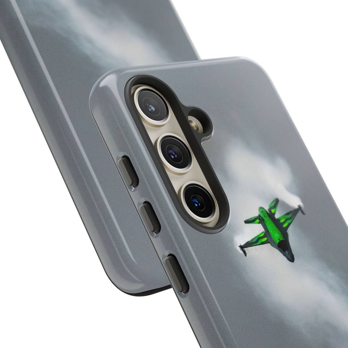 Belgian F-16 Dream Viper head-on in vapour cloud aviation photo Samsung Galaxy tough phone case – view 37