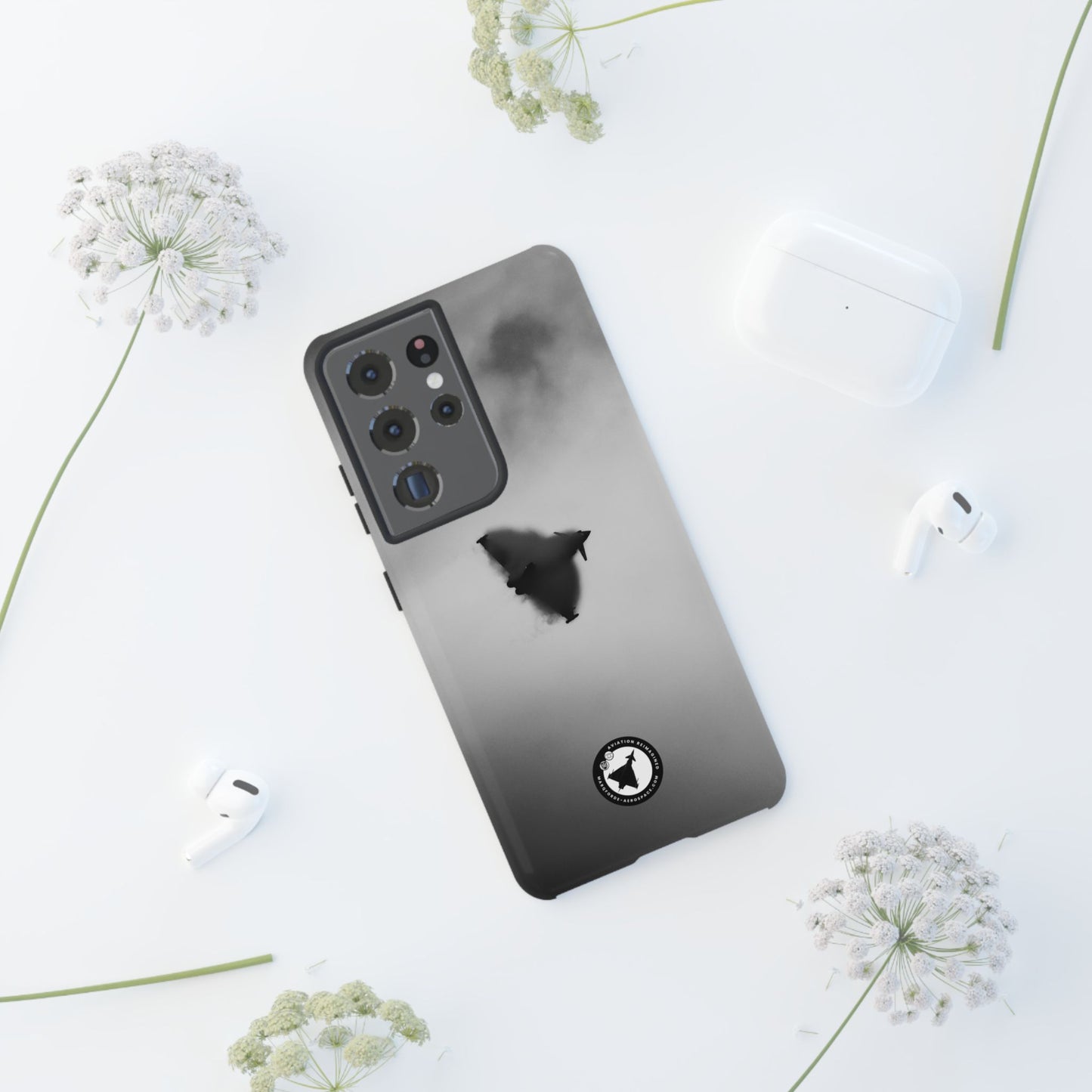 Close-Up of RAF Eurofighter Typhoon Takeoff – Printed on Samsung Case