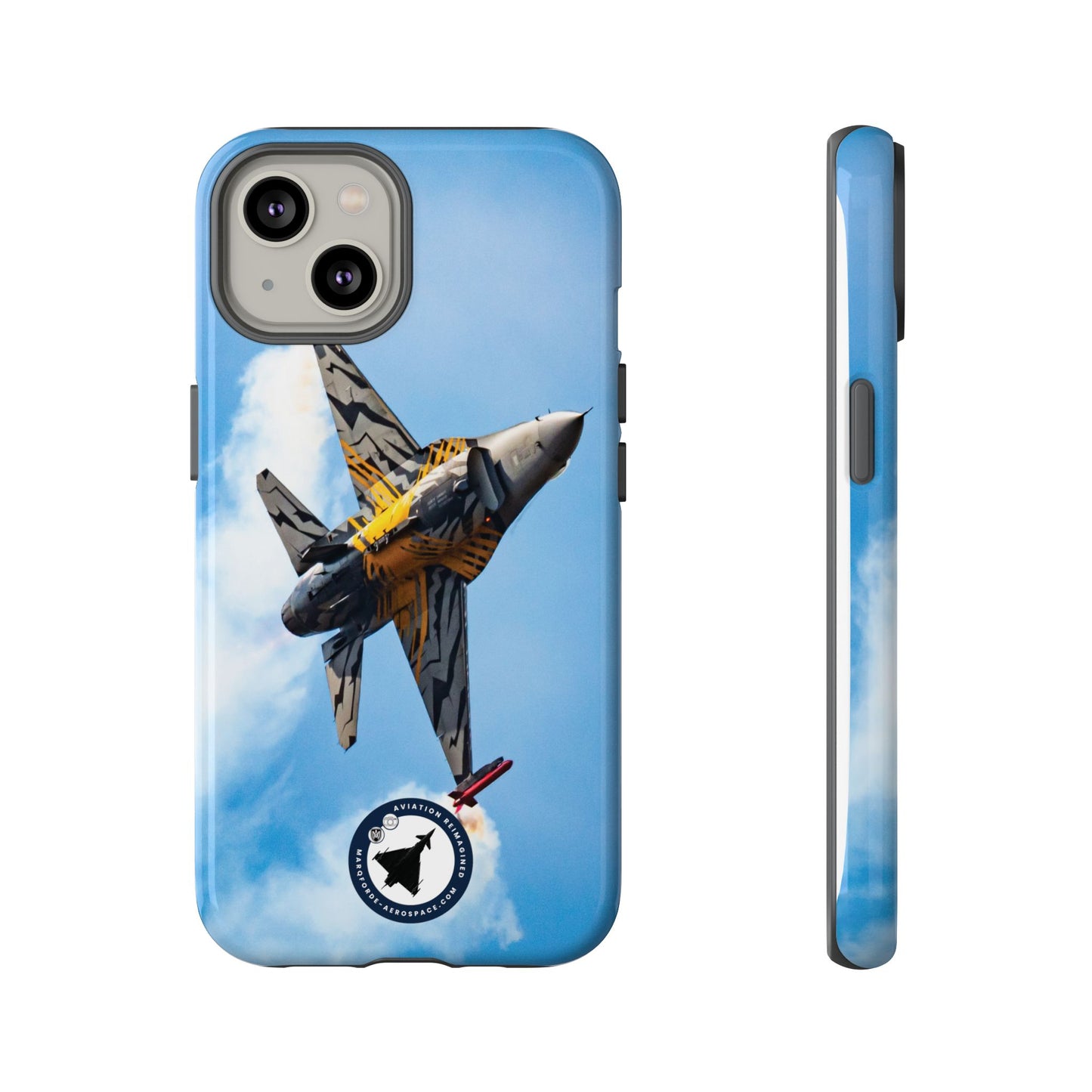 Side Profile of F-16 Viper V4 iPhone Case – High-Detail Print