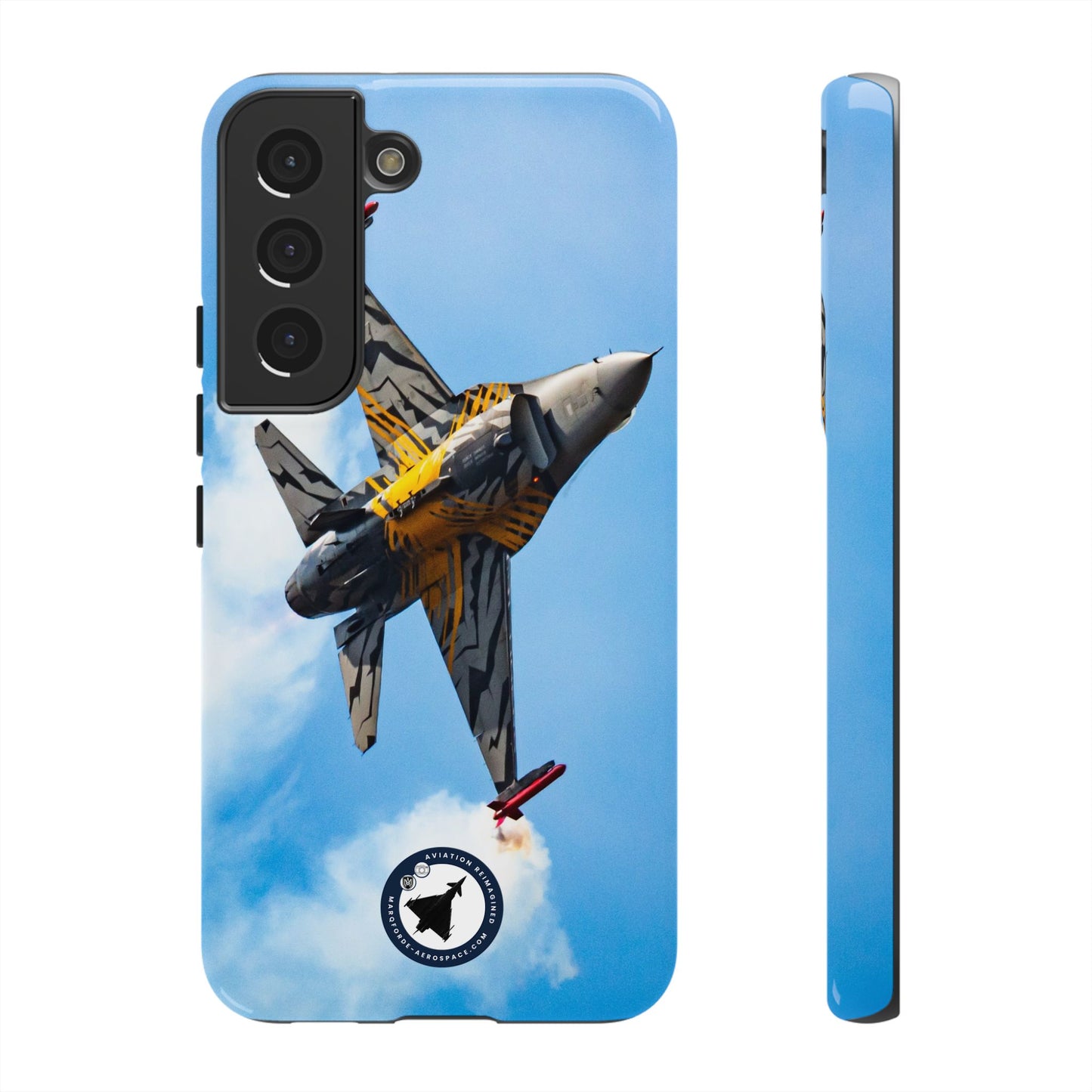 F-16 Fighter Jet Dogfight Design – Printed on Samsung Phone Case