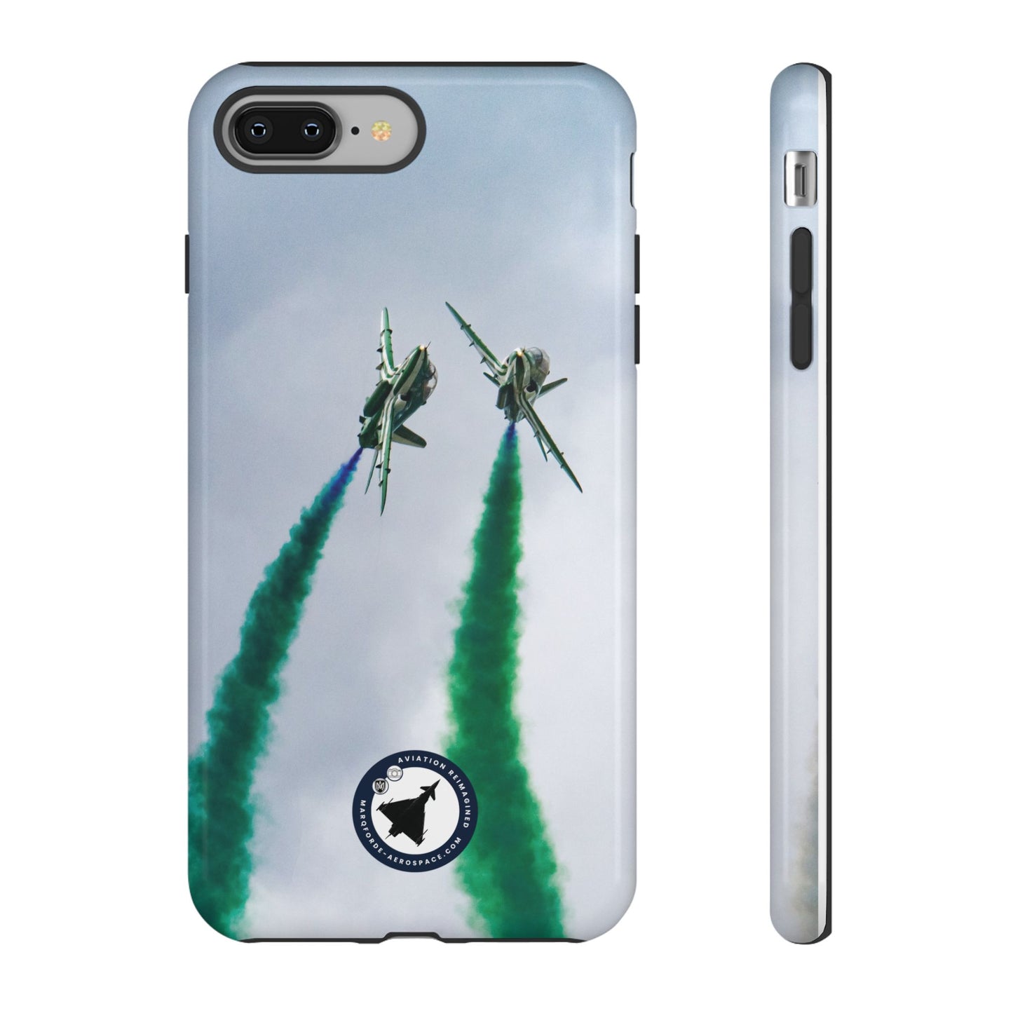 Protective iPhone Case Featuring Royal Saudi Hawks Aerobatic Team