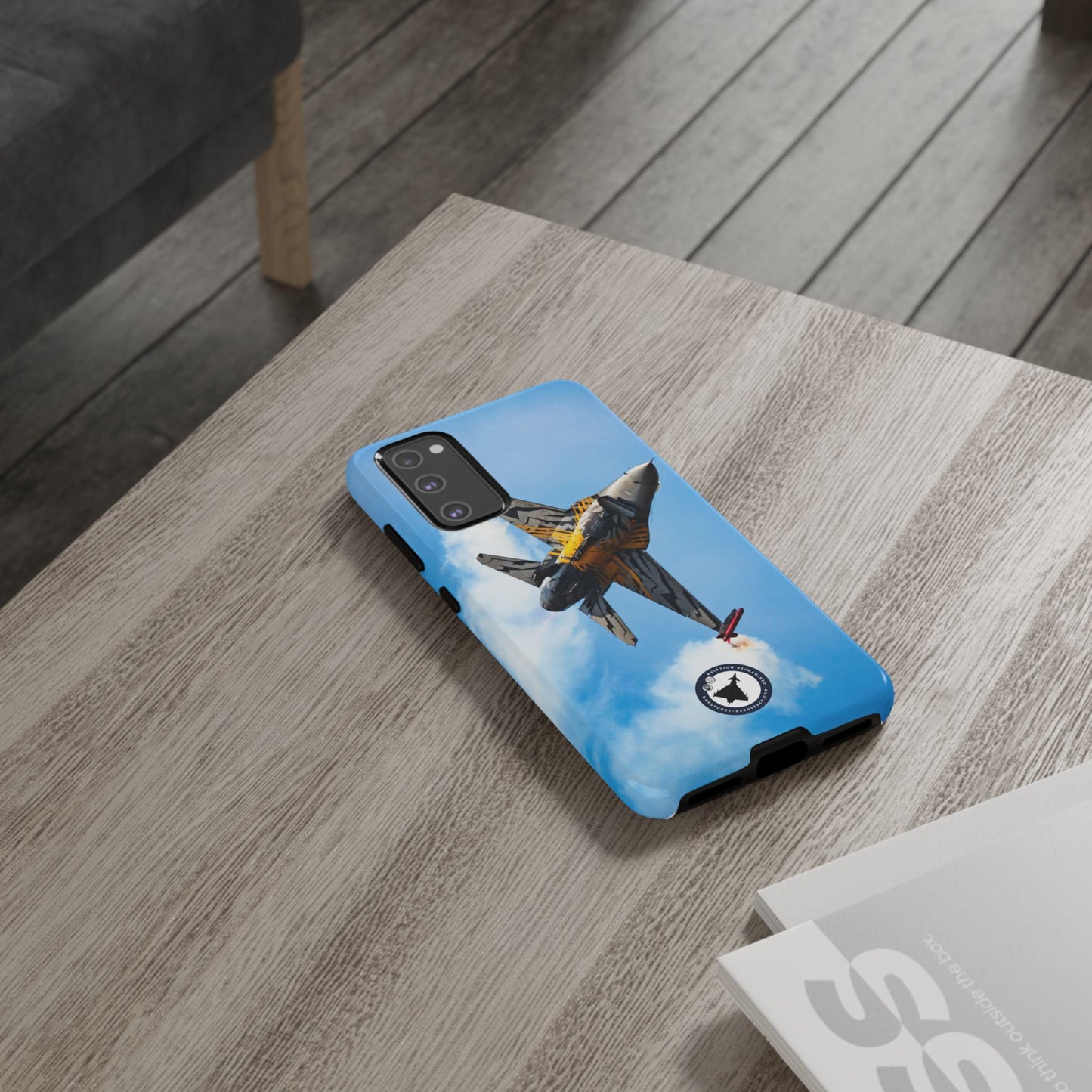 Shockproof Samsung Phone Case – Featuring F-16 Viper Fighter Jet