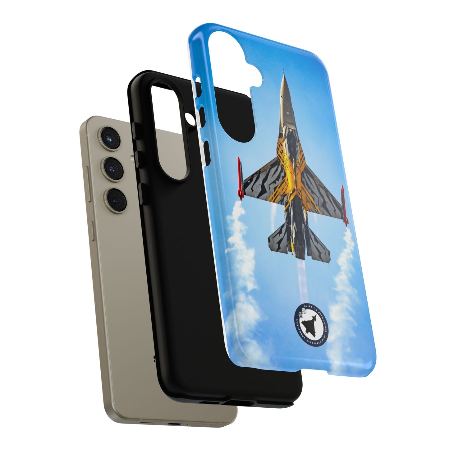 Samsung Cover with Stunning F-16 Viper Flight Display