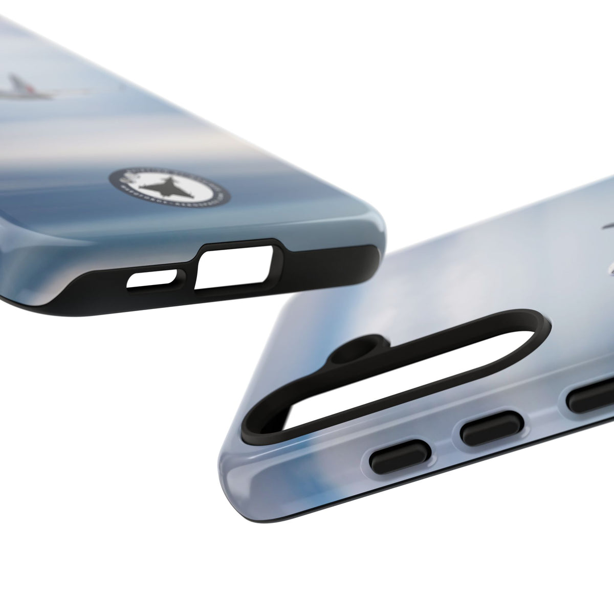 Air France Embraer E190 climbing after take-off aviation photo Samsung Galaxy tough phone case – view 45