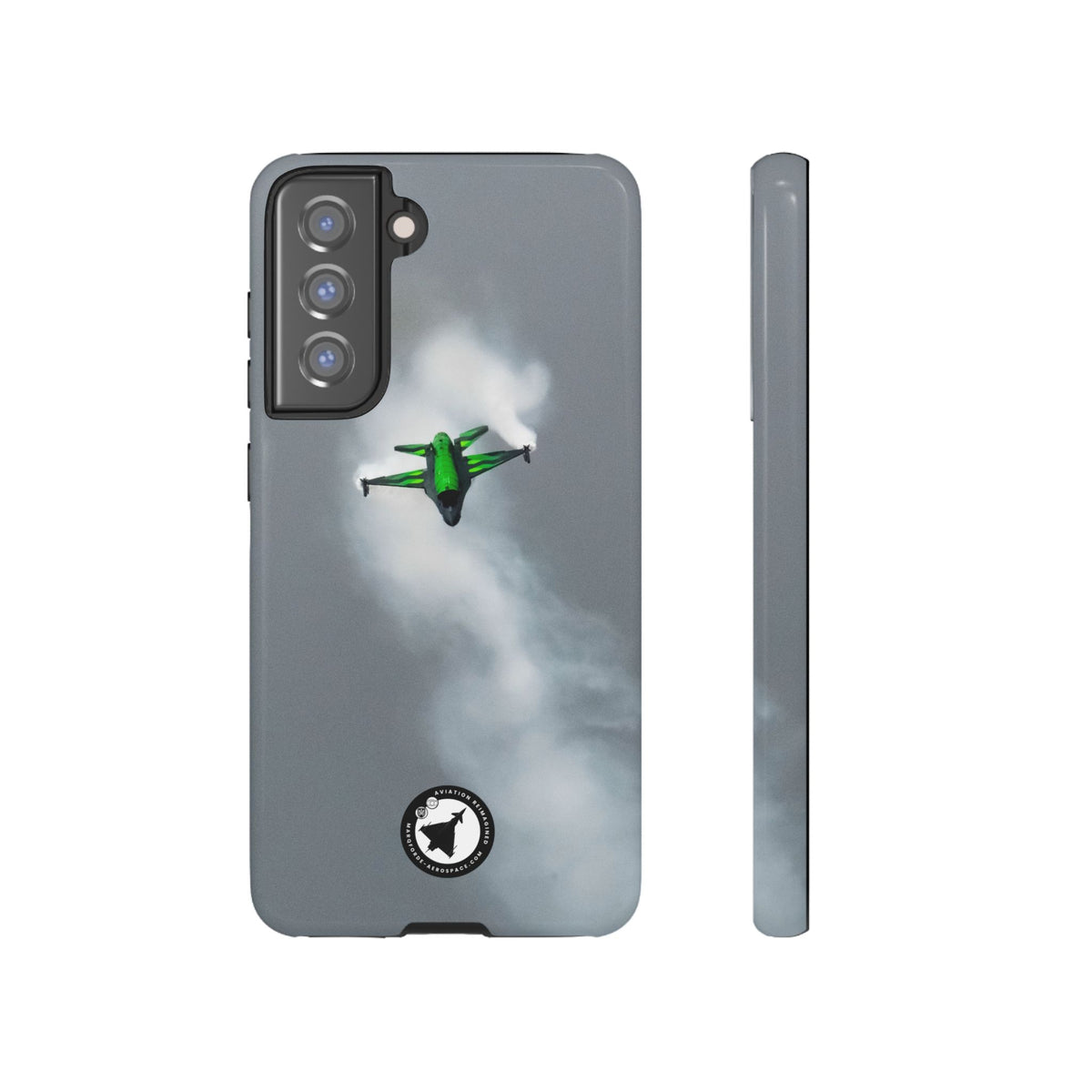 Belgian F-16 Dream Viper head-on in vapour cloud aviation photo Samsung Galaxy tough phone case – view 6