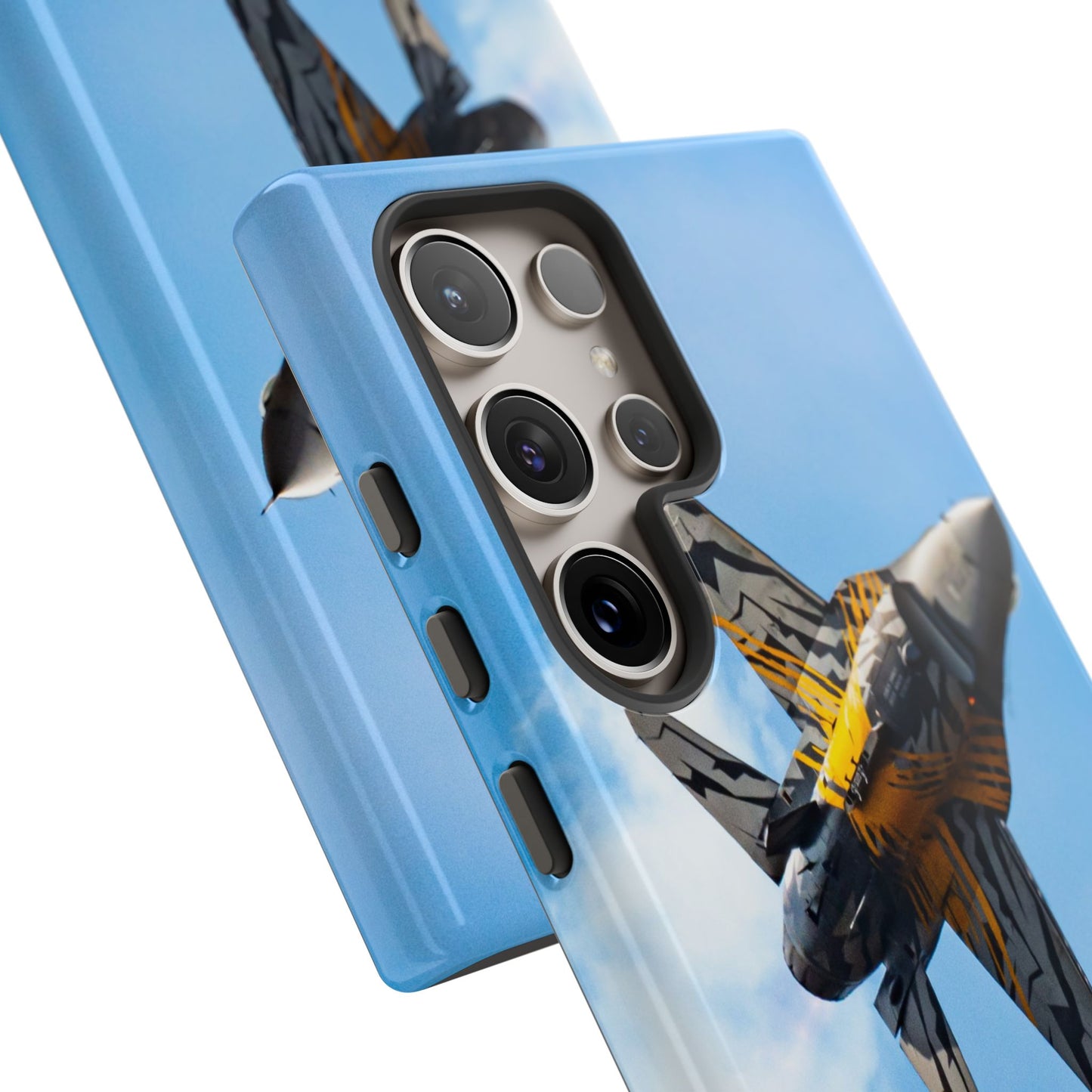 Close-Up of F-16 Viper Performing Aerial Maneuvers – Samsung Case
