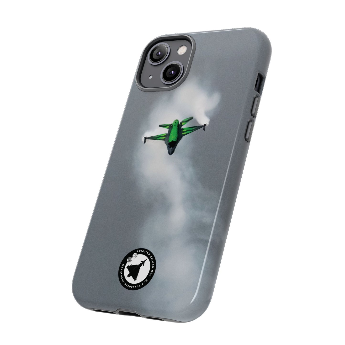 Tough iPhone Case with F-16 Viper in Precision Flight Mode