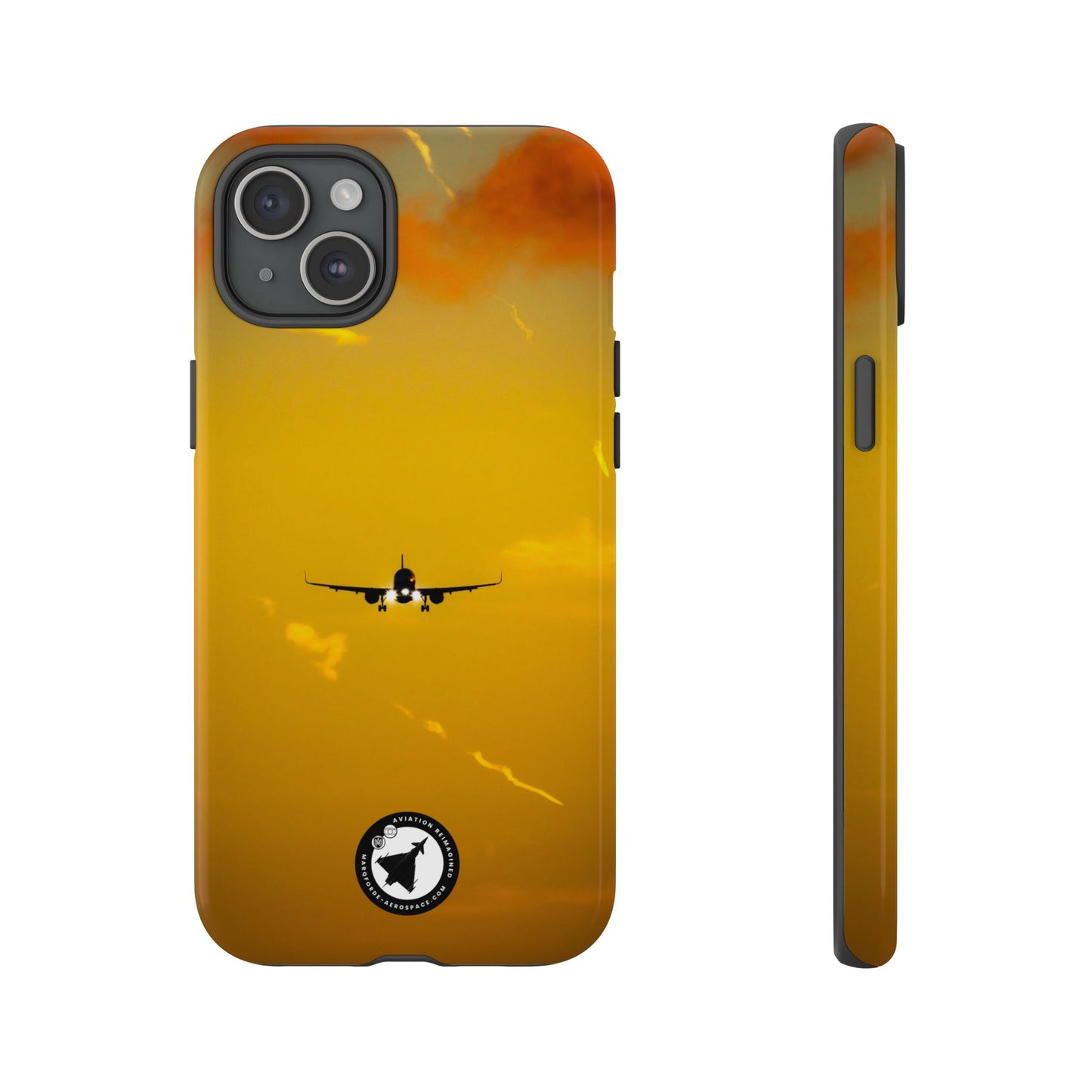 Aer Lingus Airbus A321neo Sunset Departure – High-Resolution iPhone Tough Case Print