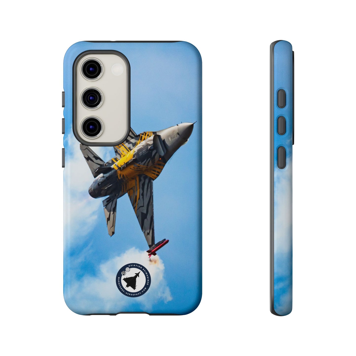 Military Jet Samsung Case – F-16 Viper High-Speed Combat Design