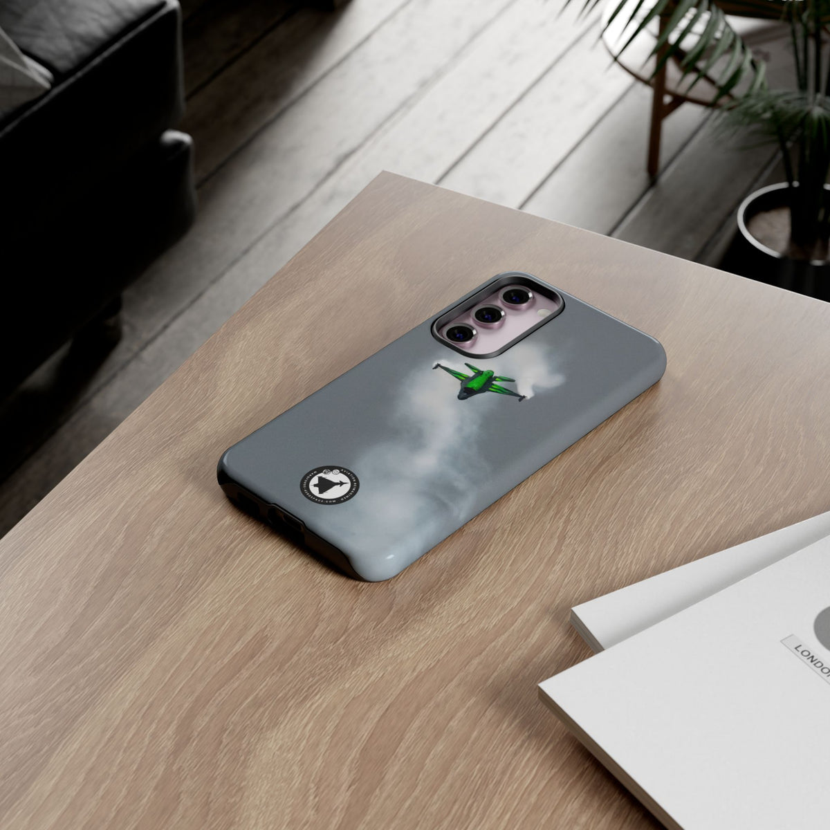 Belgian F-16 Dream Viper head-on in vapour cloud aviation photo Samsung Galaxy tough phone case – view 33