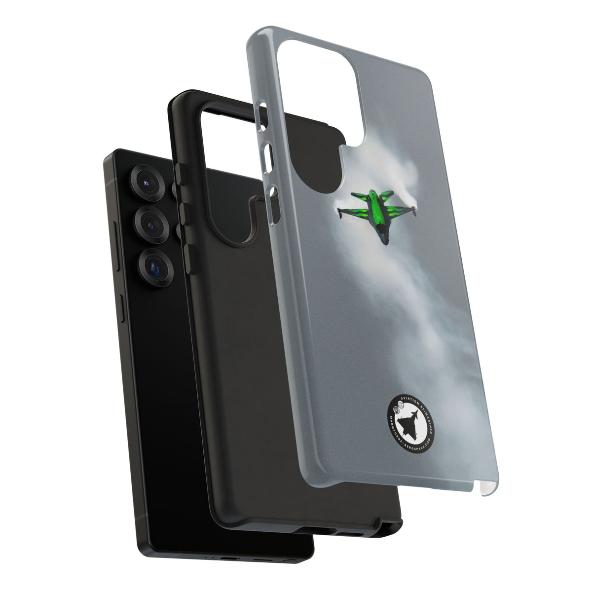 Belgian F-16 Dream Viper head-on in vapour cloud aviation photo Samsung Galaxy tough phone case – view 20