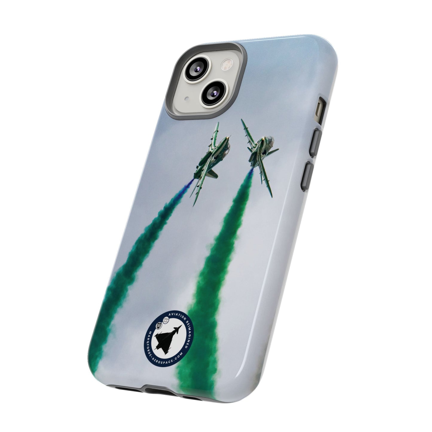 Royal Saudi Hawks iPhone Case – High-Performance Aerobatic Cover