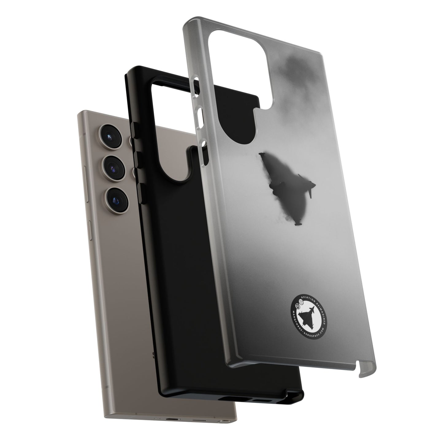 Close-Up of RAF Eurofighter Typhoon Performing Aerial Maneuvers – Samsung Case