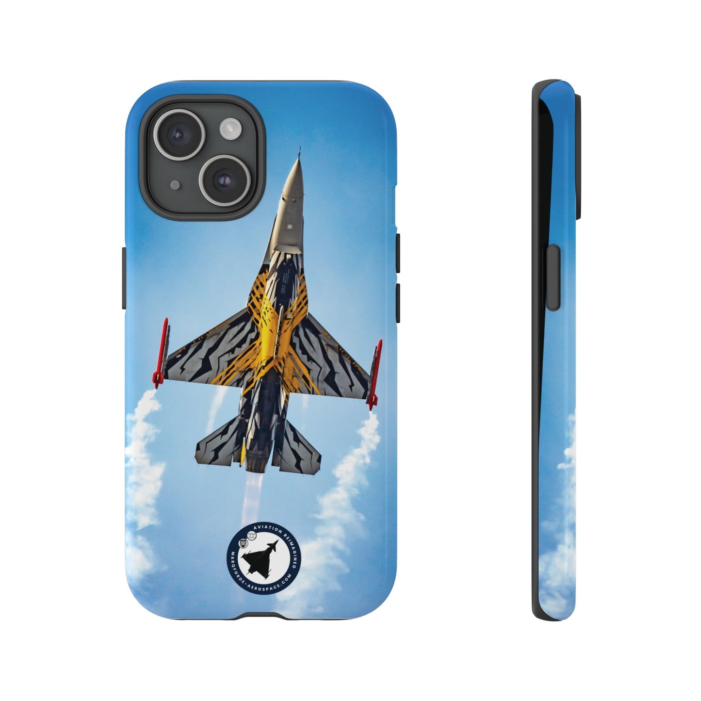 Premium Aviation iPhone Case – F-16 Viper in Action