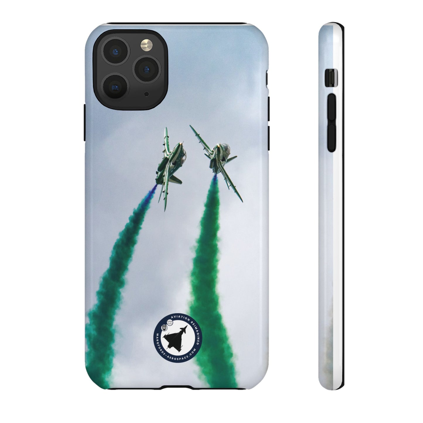 Premium Aviation iPhone Case Featuring Saudi Hawks Jets