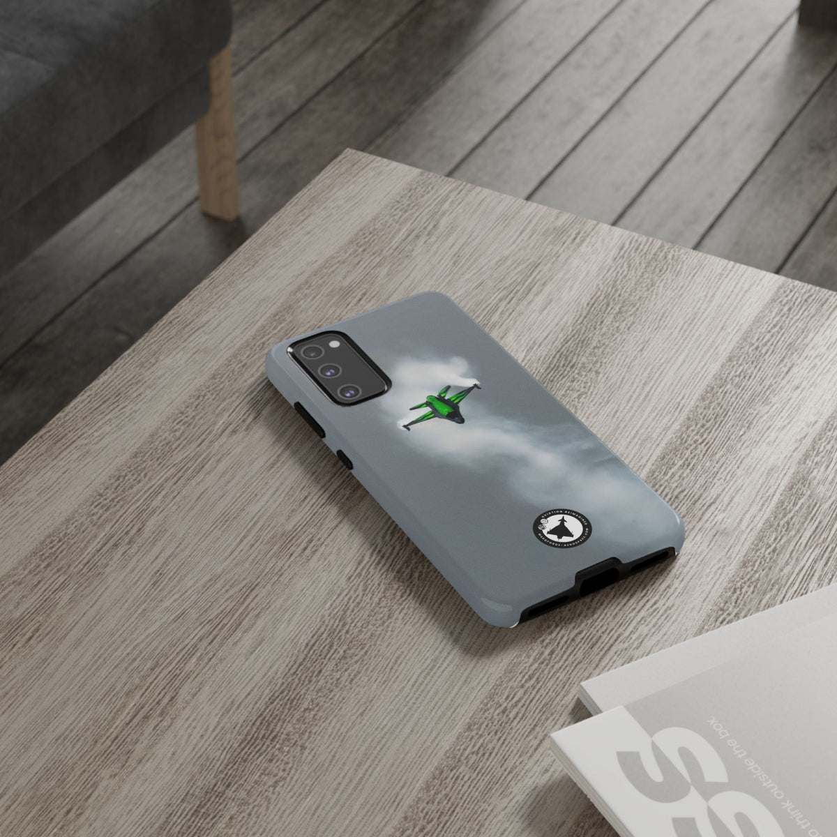 Belgian F-16 Dream Viper head-on in vapour cloud aviation photo Samsung Galaxy tough phone case – view 23
