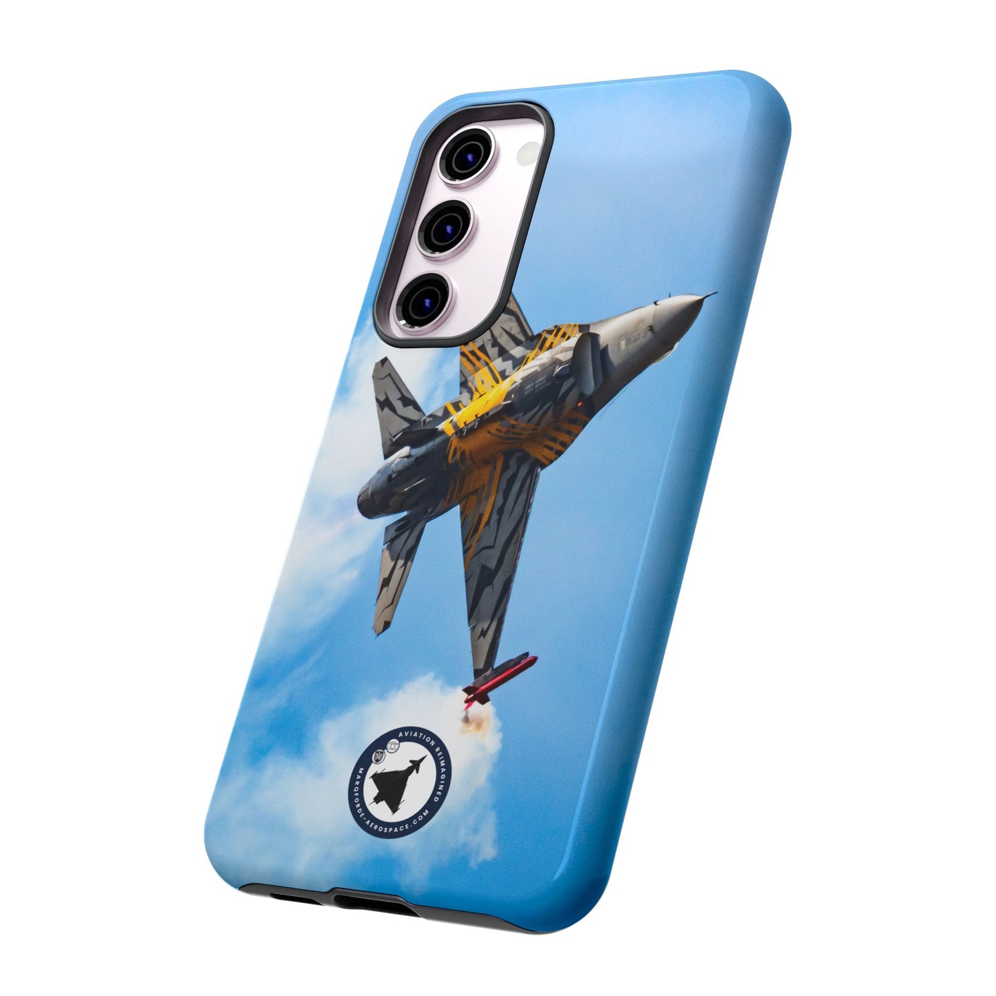 Top Gun Inspired F-16 Viper Samsung Case – Unique Jet Fighter Art