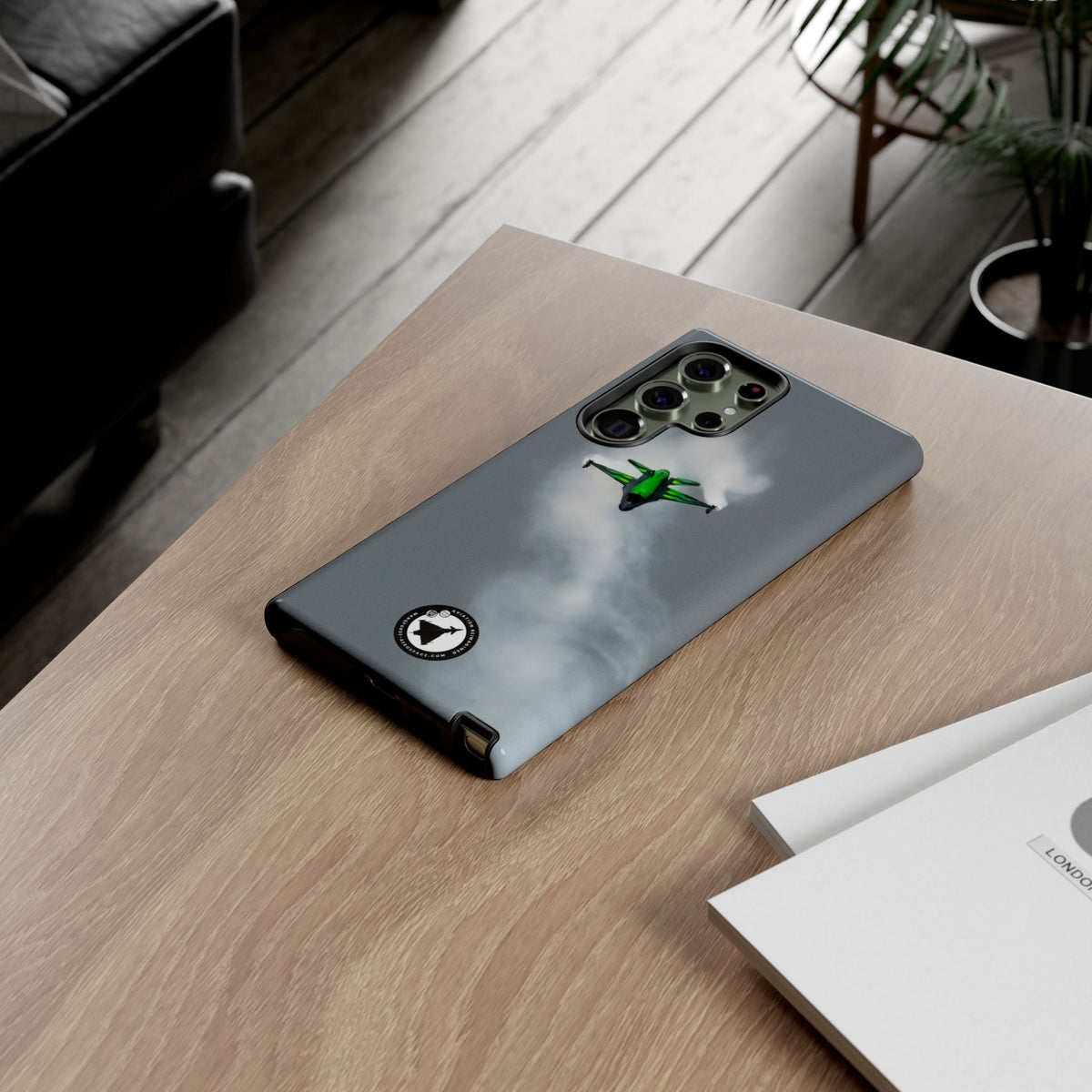 Belgian F-16 Dream Viper head-on in vapour cloud aviation photo Samsung Galaxy tough phone case – view 36