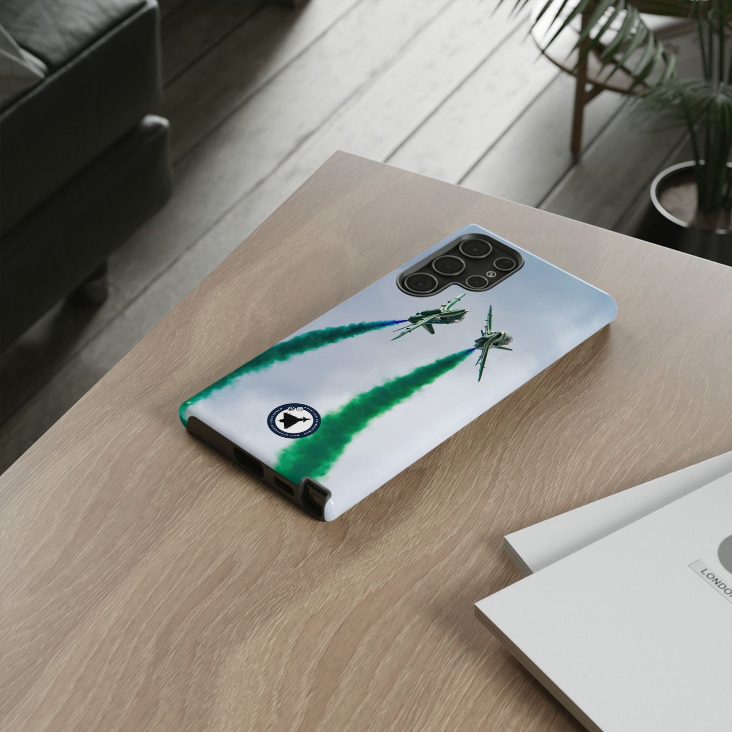 Close-Up of Royal Saudi Hawks Jets in Precision Formation – Printed on Samsung Case
