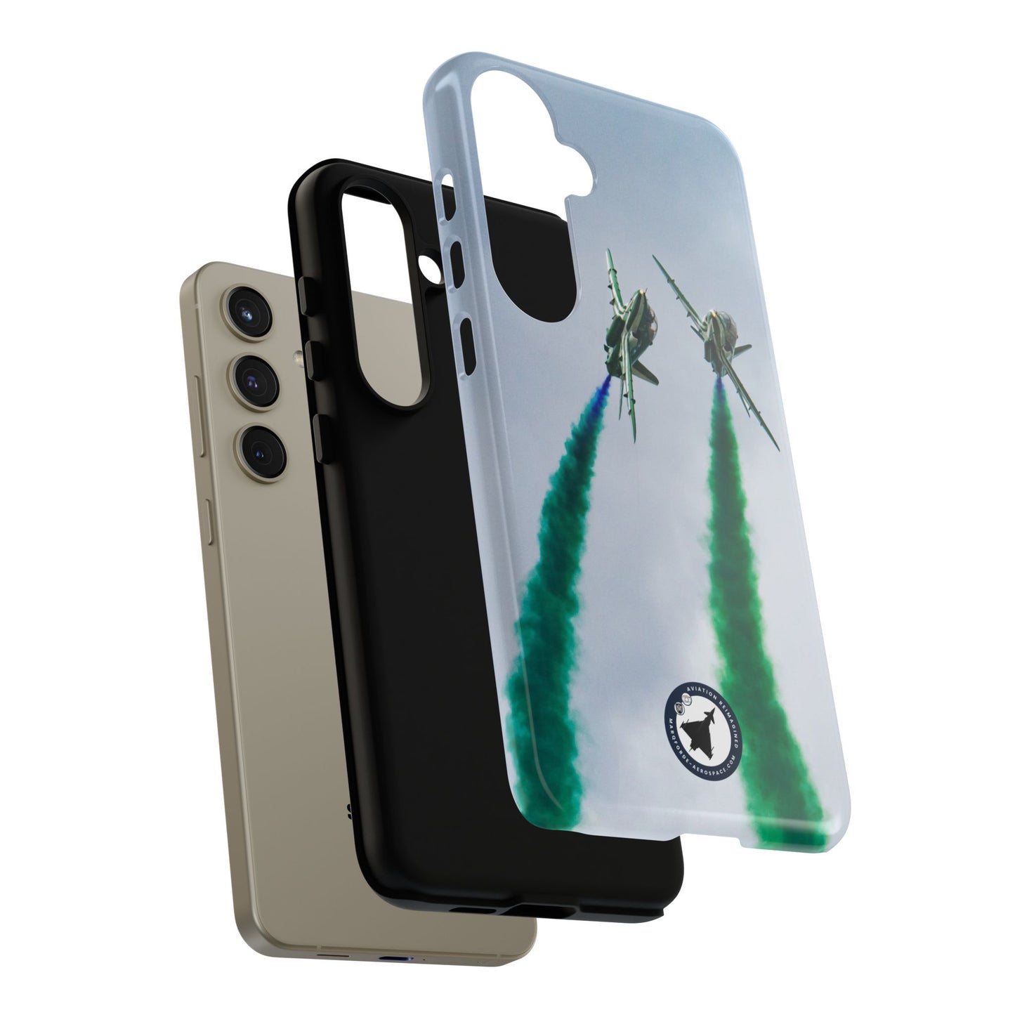 Rugged Military Jet Samsung Phone Case – Royal Saudi Hawks Edition