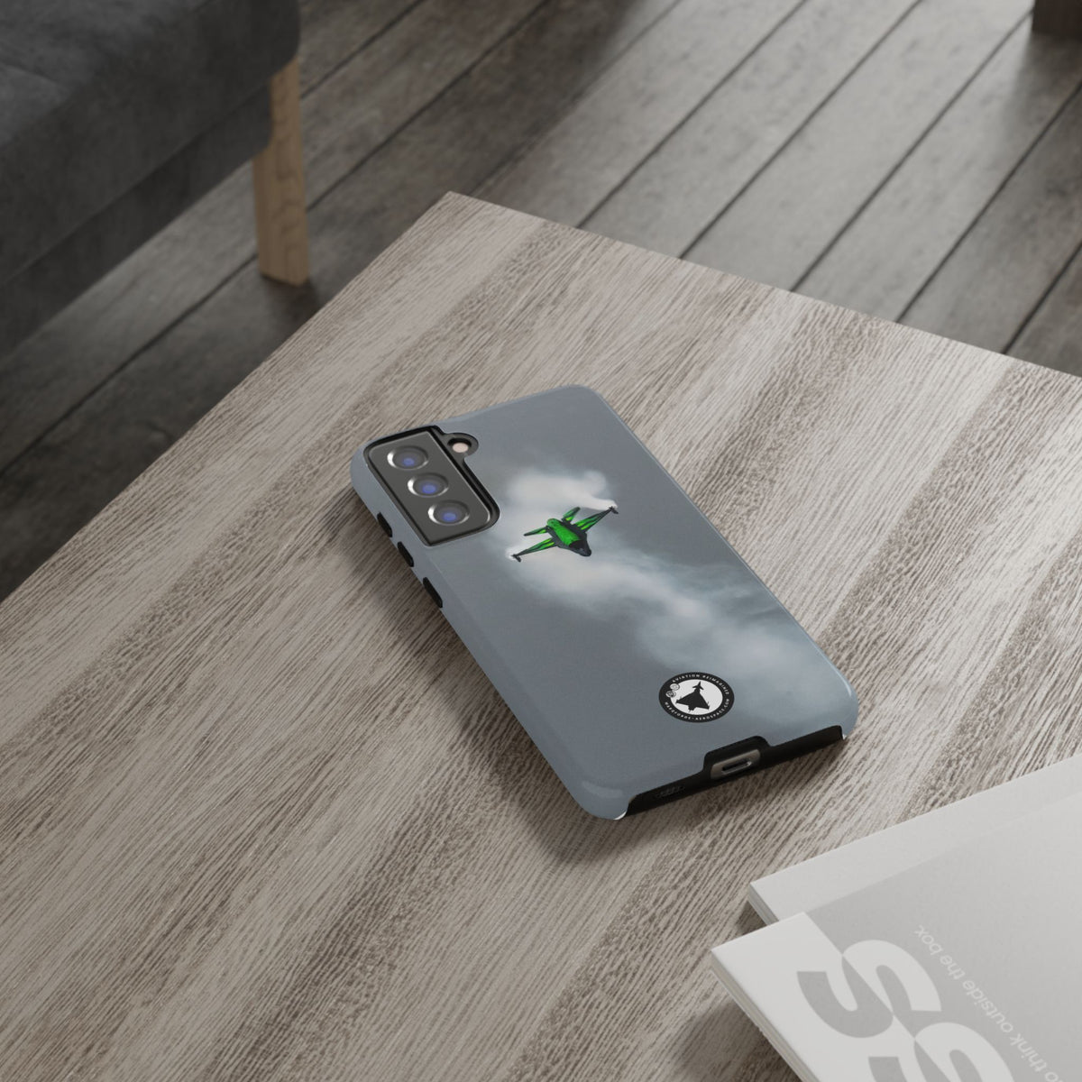 Belgian F-16 Dream Viper head-on in vapour cloud aviation photo Samsung Galaxy tough phone case – view 24