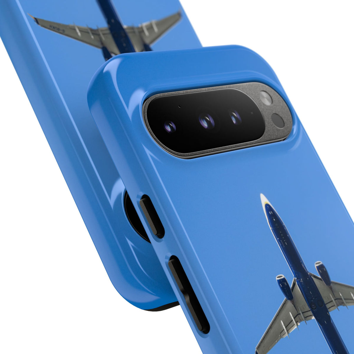 Ryanair Boeing 737-800 underside, directly overhead aviation photo Google Pixel tough phone case – view 7