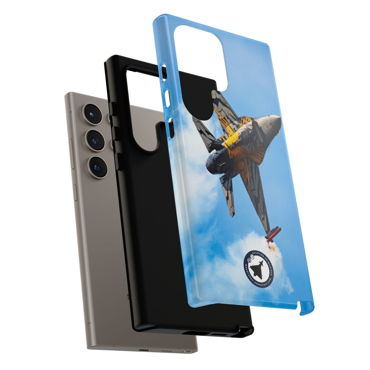 Unique Aviation Art Samsung Phone Case – Featuring F-16 Viper