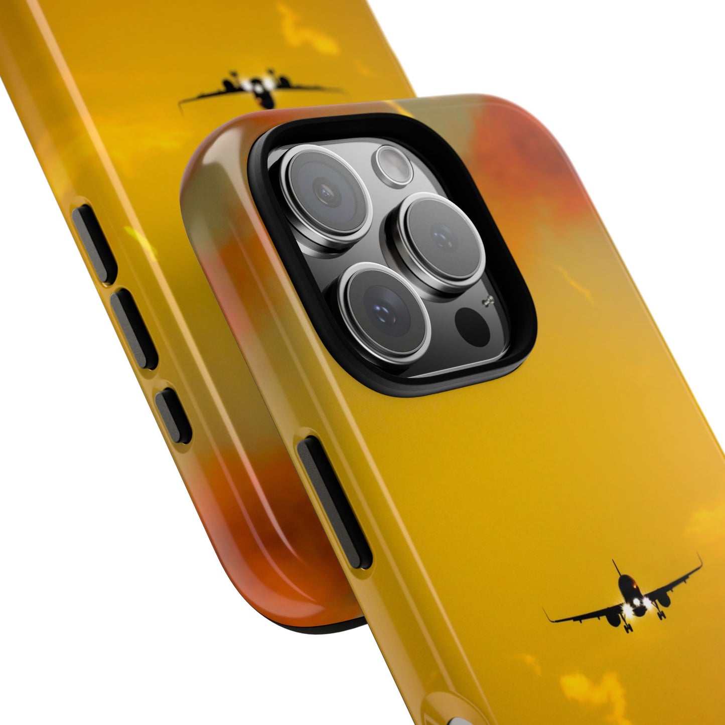 Aer Lingus Airbus A321neo Flying Over City Lights – iPhone Tough Case