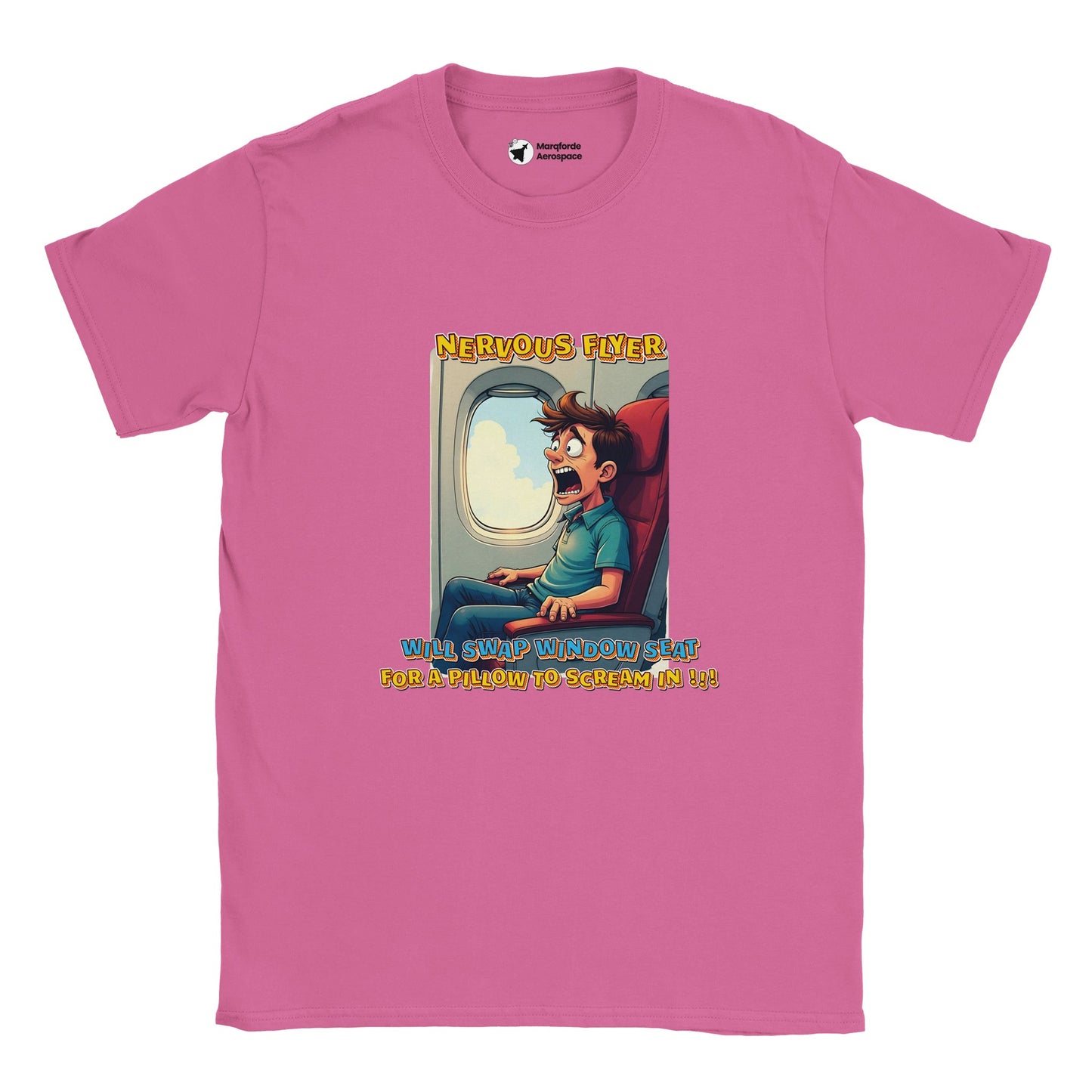Nervous Flyer Checklist T-Shirt – Perfect Gift for Frequent Flyers