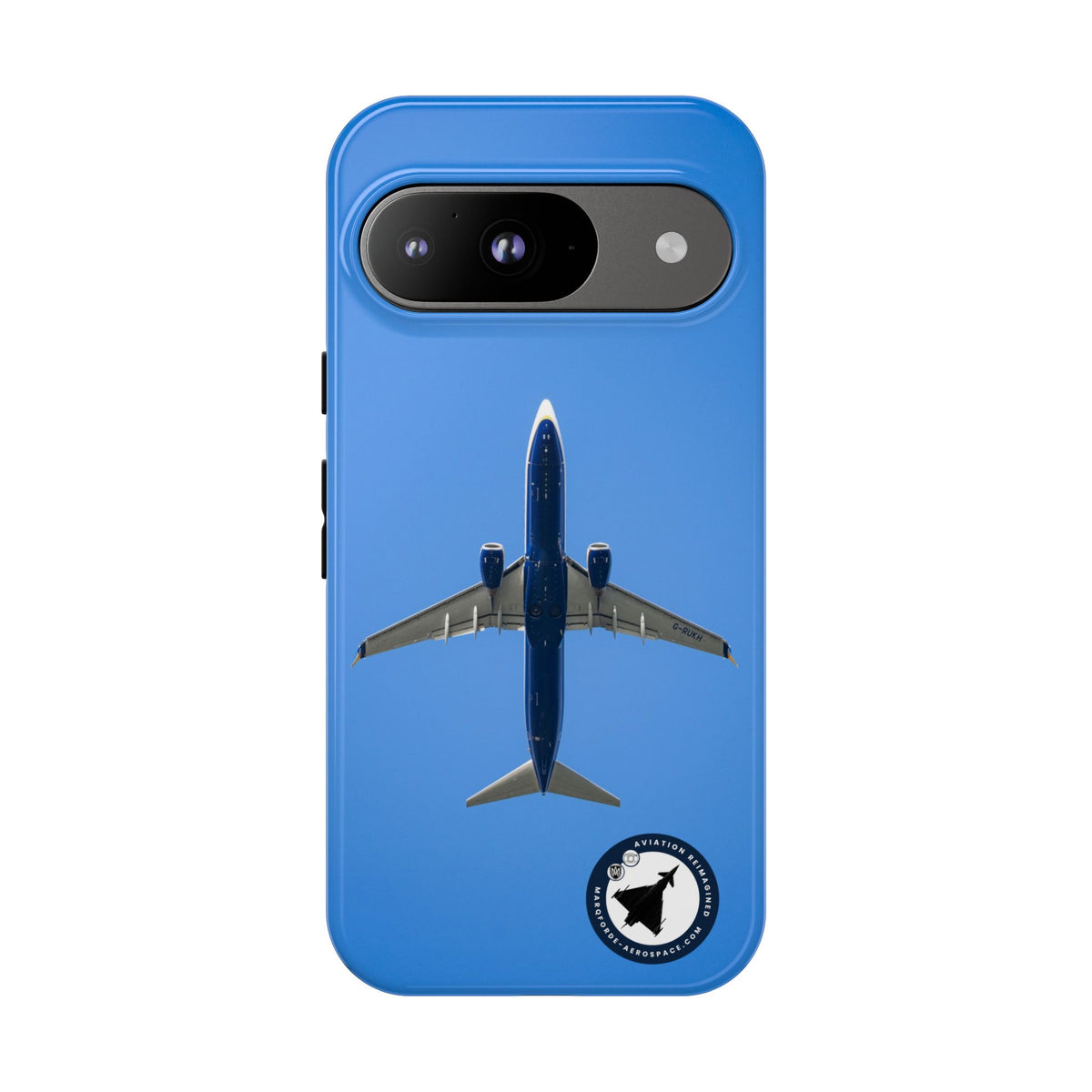 Ryanair Boeing 737-800 underside, directly overhead aviation photo Google Pixel tough phone case – view 5