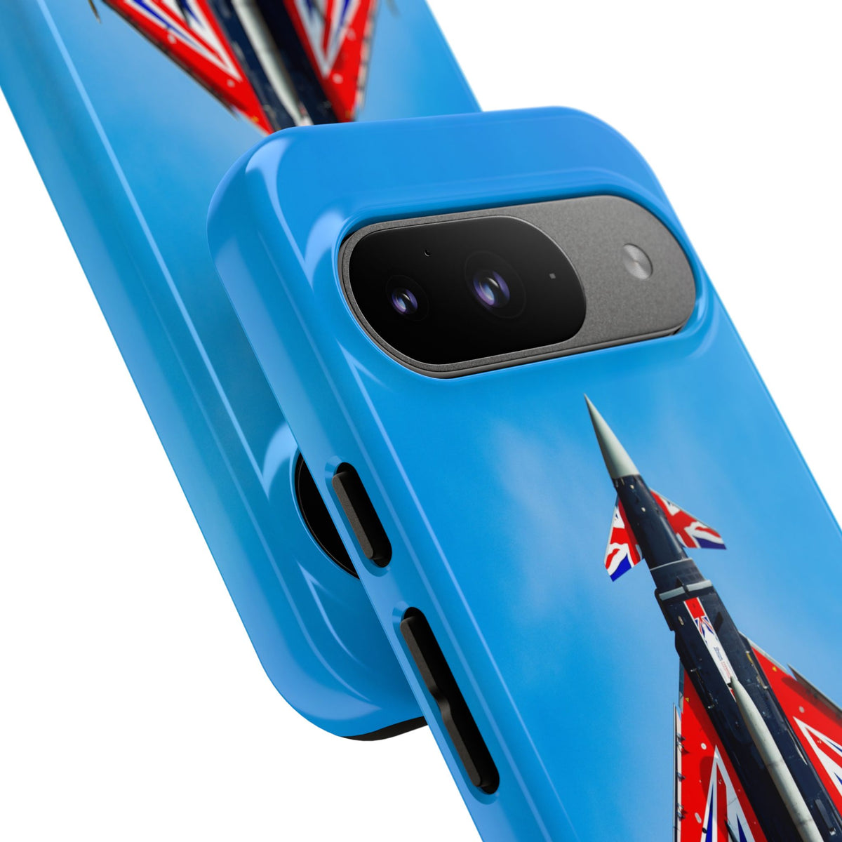 Union Flag Typhoon Blackjack climbing, seen from below aviation photo Google Pixel tough phone case – view 18