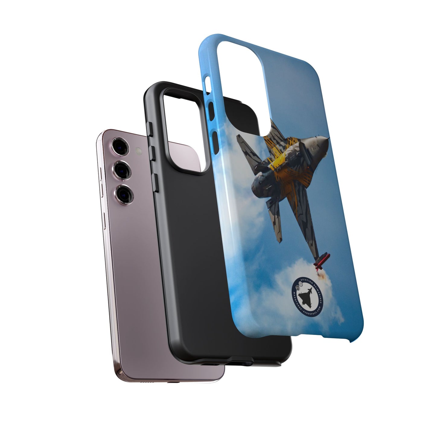 Rugged Military Jet Samsung Phone Case – F-16 Viper Edition