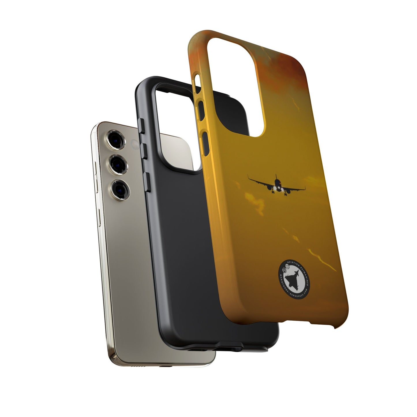 Commercial Jet Engine Close-Up – Printed on iPhone Tough Case