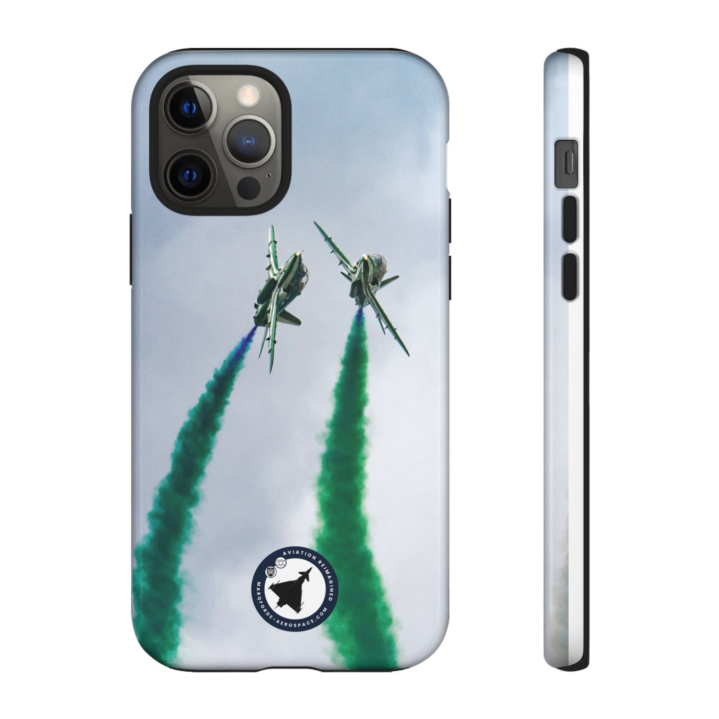 Royal Saudi Hawks iPhone Case – Tough & Reliable Jet-Themed Cover