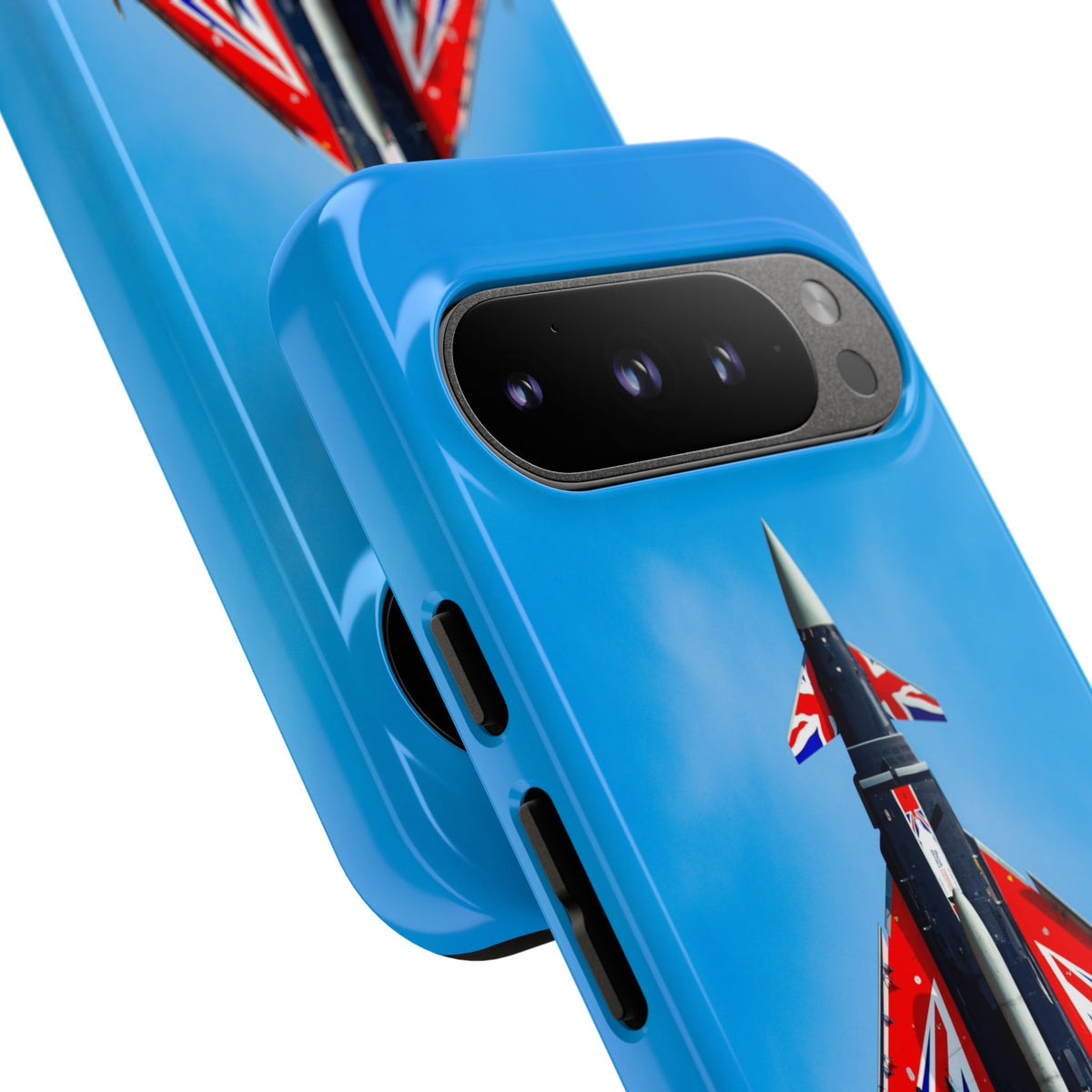 Union Flag Typhoon Blackjack climbing, seen from below aviation photo Google Pixel tough phone case – view 20