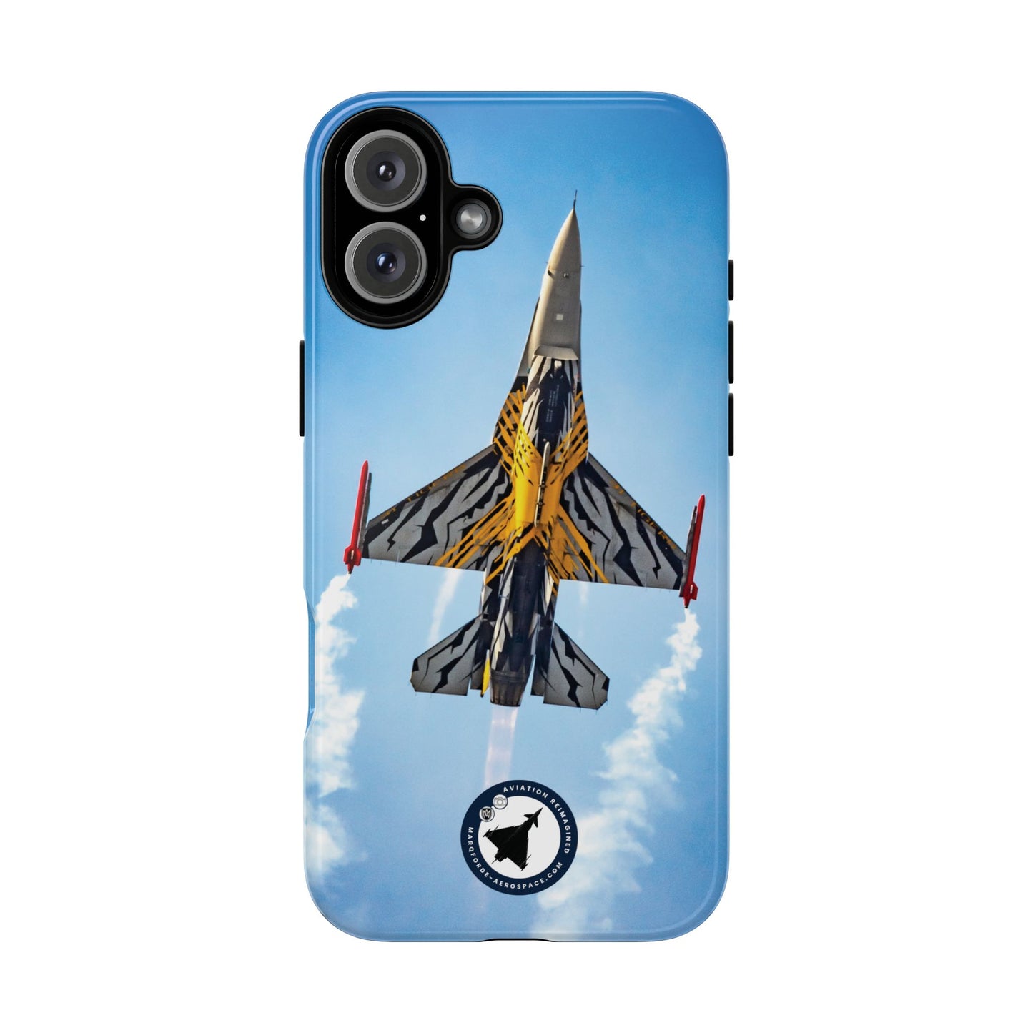 Close-Up of F-16 Viper iPhone Case – Tough & Stylish