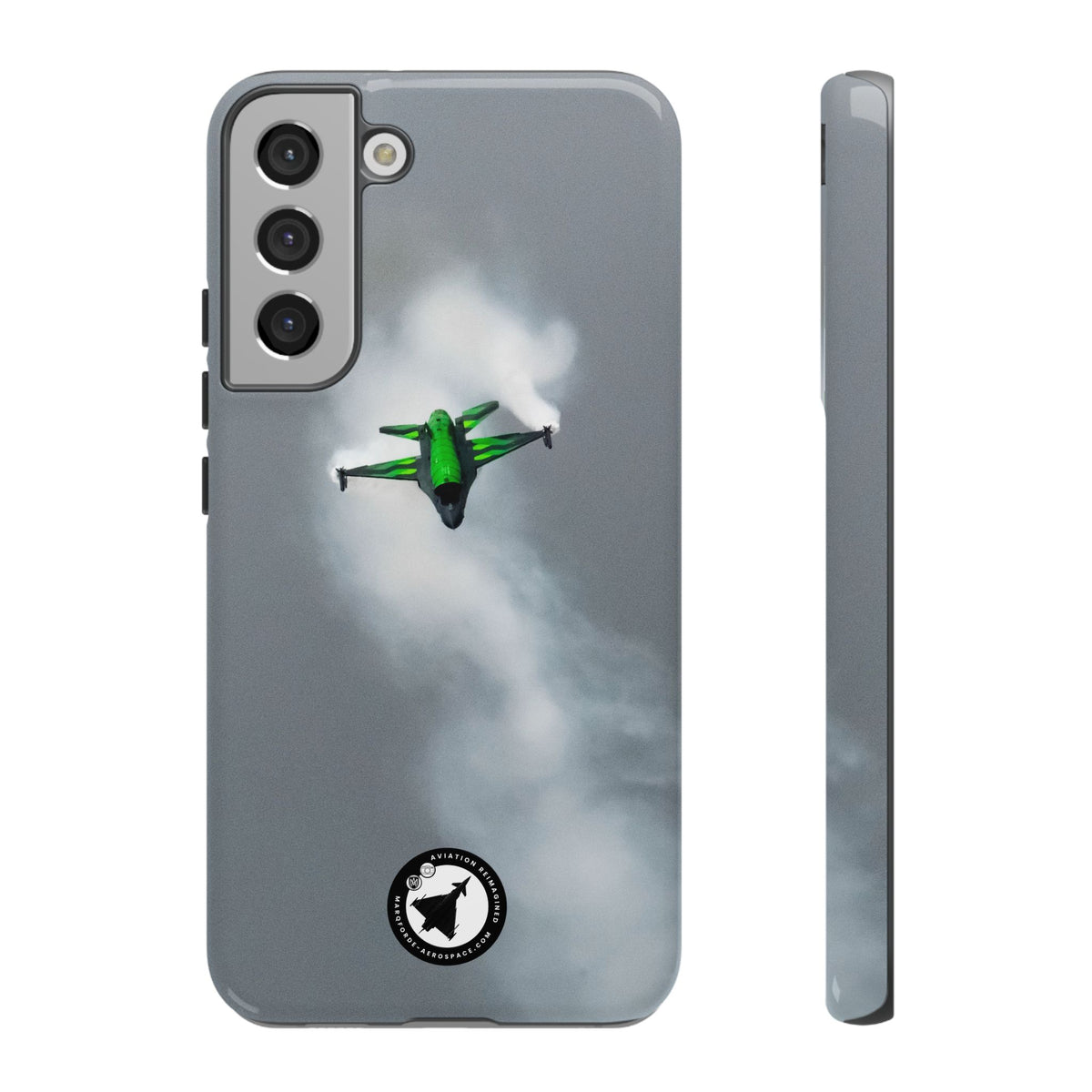 Belgian F-16 Dream Viper head-on in vapour cloud aviation photo Samsung Galaxy tough phone case – view 8