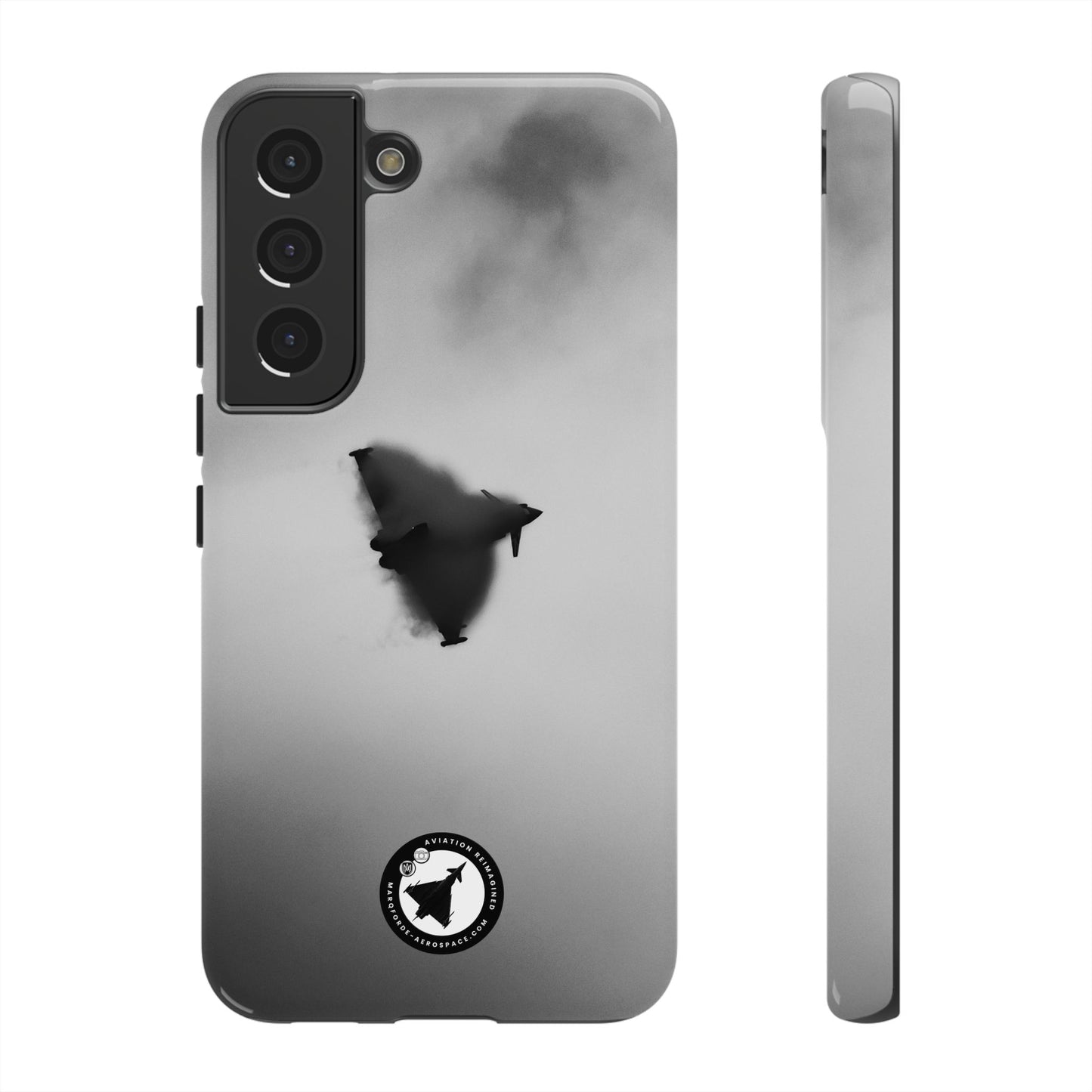 Close-Up of Eurofighter Typhoon Jet Cockpit – Detailed Military Phone Case