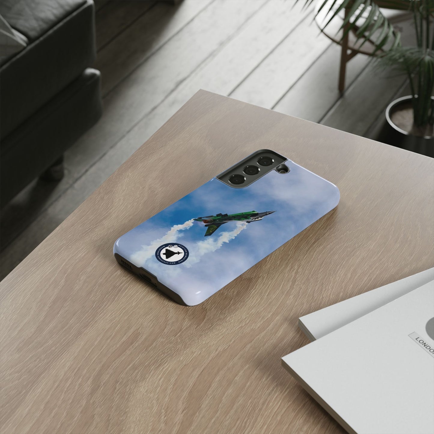 Tough Samsung Case Featuring F-16 Viper in Aerial Performance