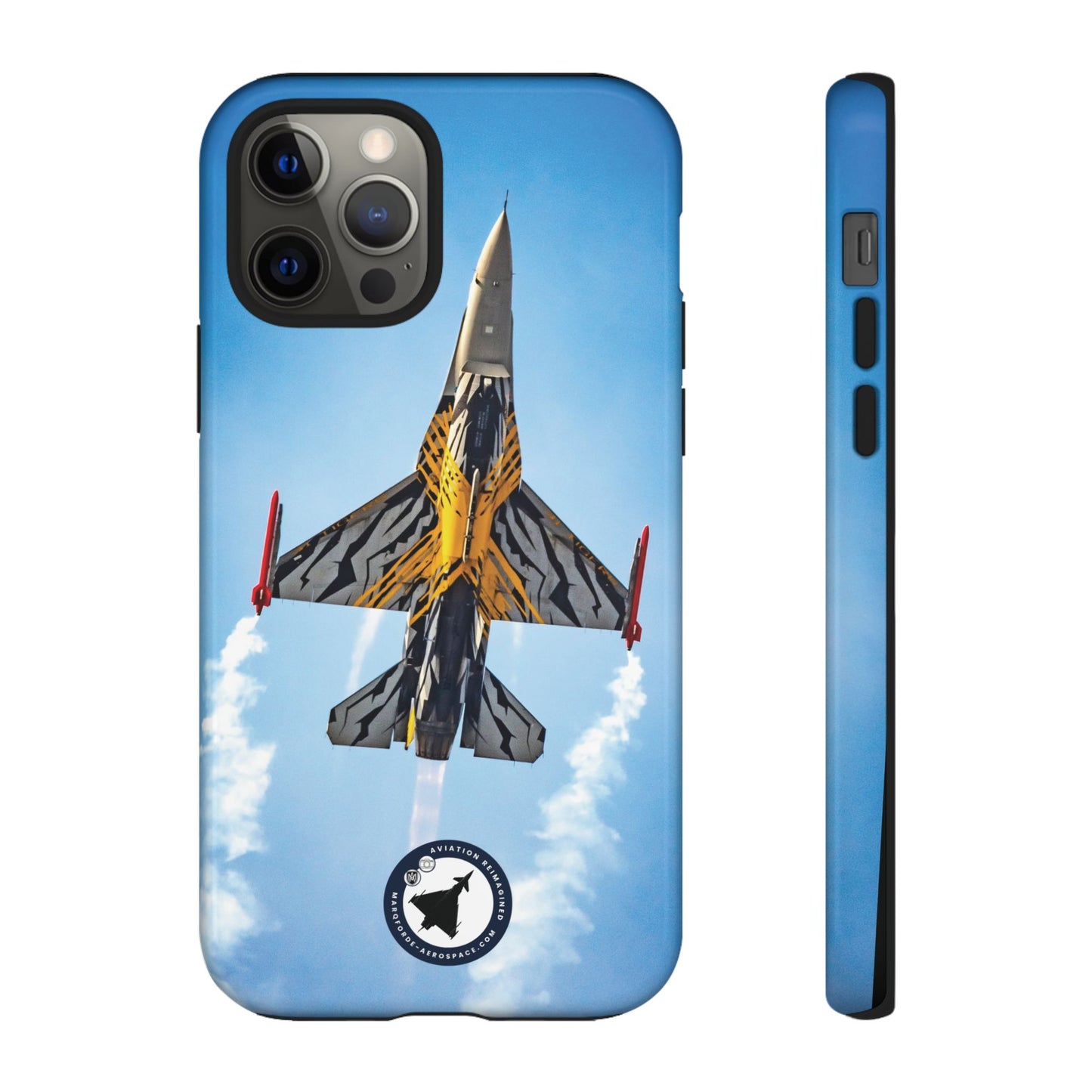 Premium F-16 Viper iPhone Tough Case – Side View