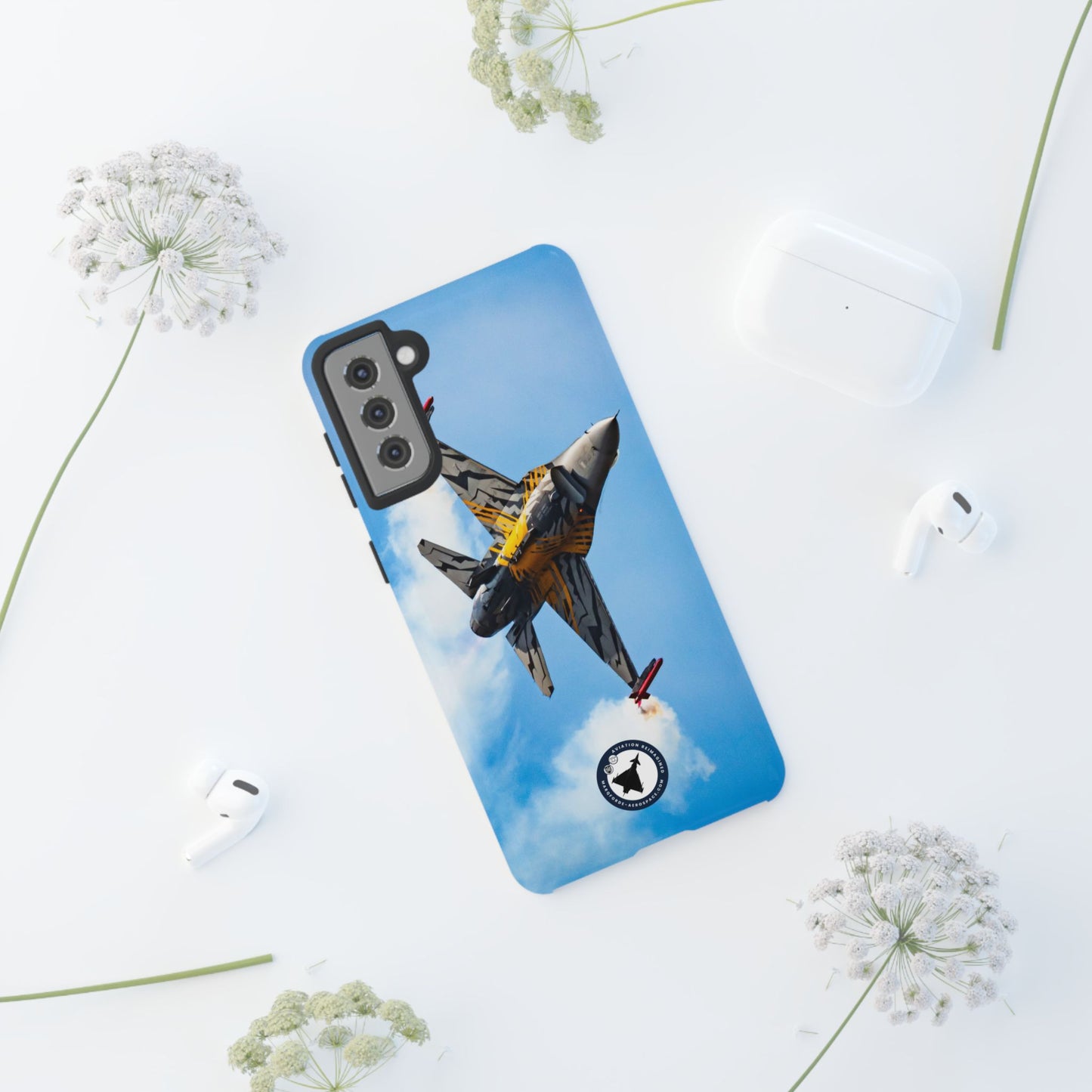 Exclusive F-16 Viper Military Aircraft Phone Case – Samsung Edition