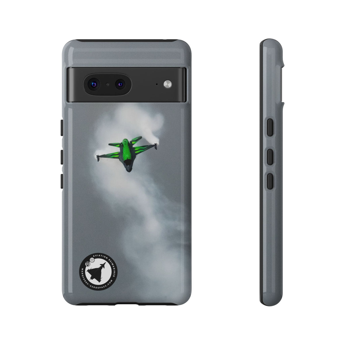 Belgian F-16 Dream Viper head-on in vapour cloud aviation photo Google Pixel tough phone case – view 2