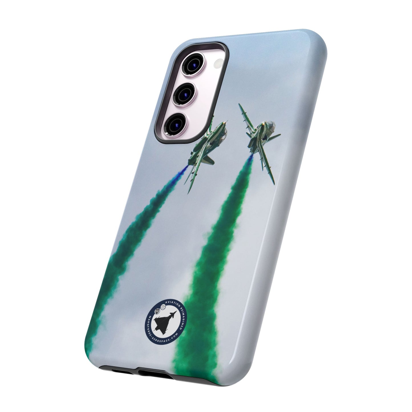 Exclusive Royal Saudi Hawks Military Aircraft Phone Case – Samsung Edition