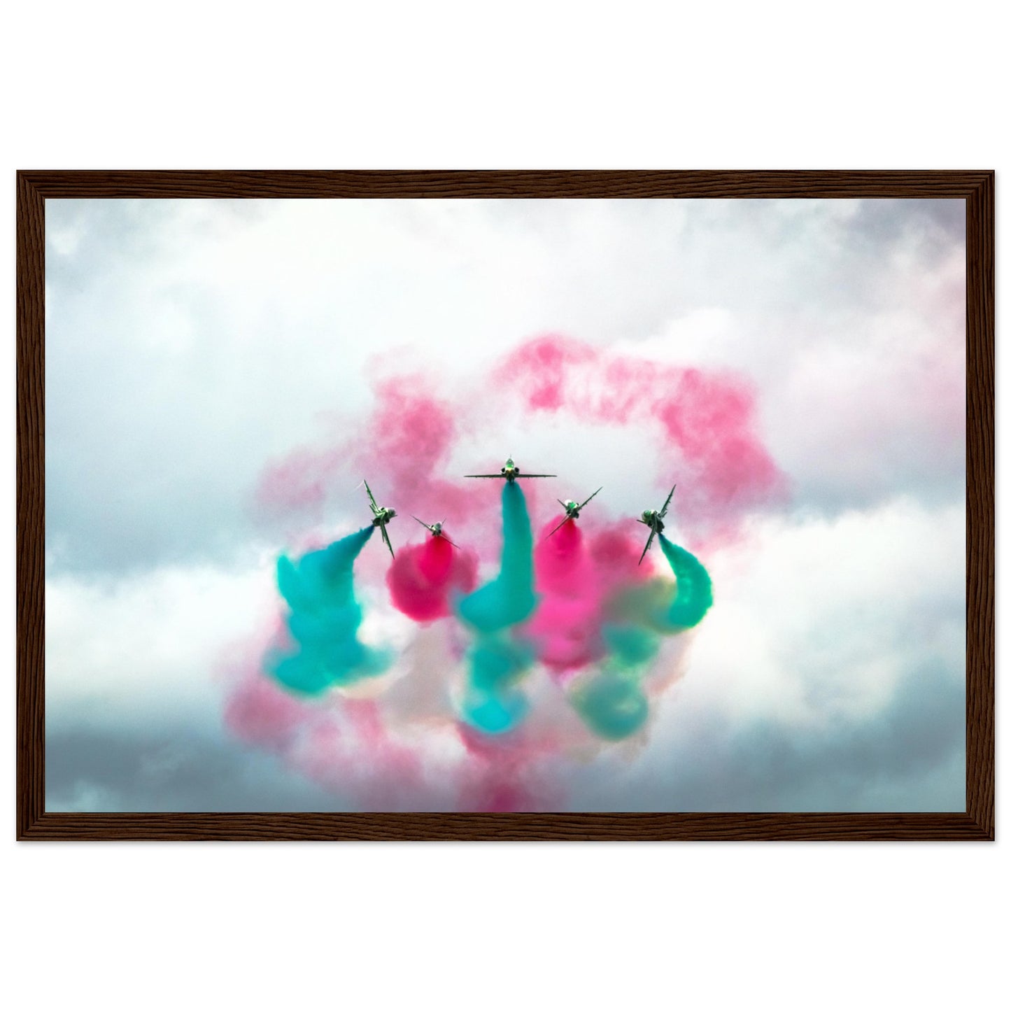 Saudi Hawks Precision Flying Display – Stunning Framed Aviation Print