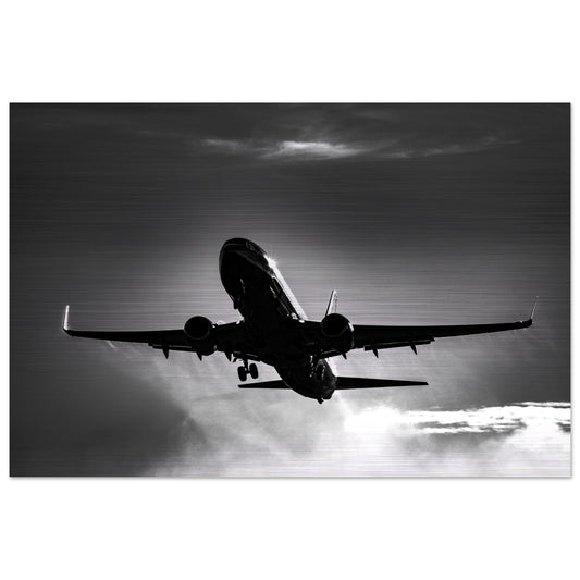 Close-Up of Jet2 Boeing 737 Misty Departure Aluminium Print – High-Quality Finish